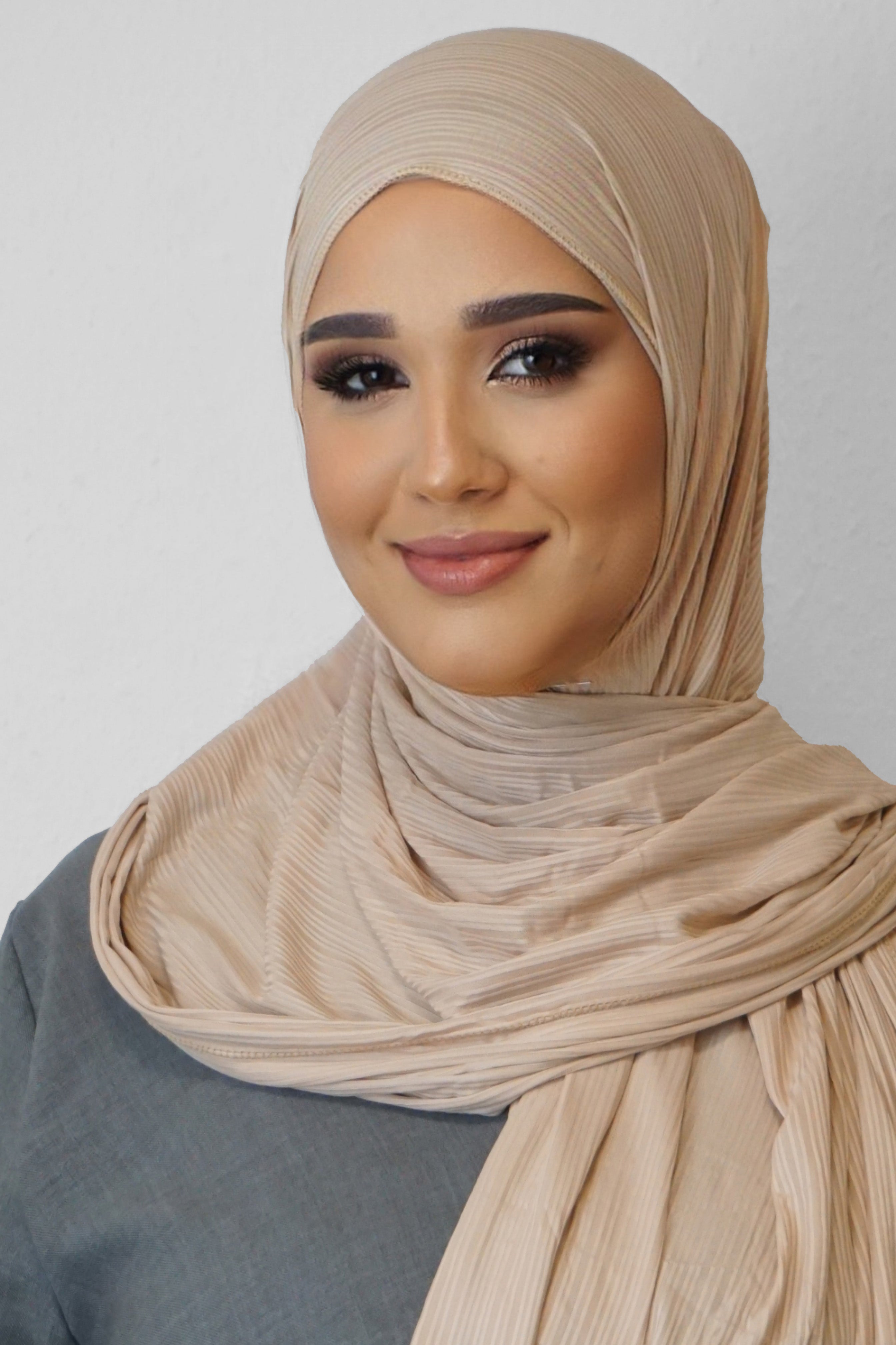 Jersey Ripped Fein Caramell