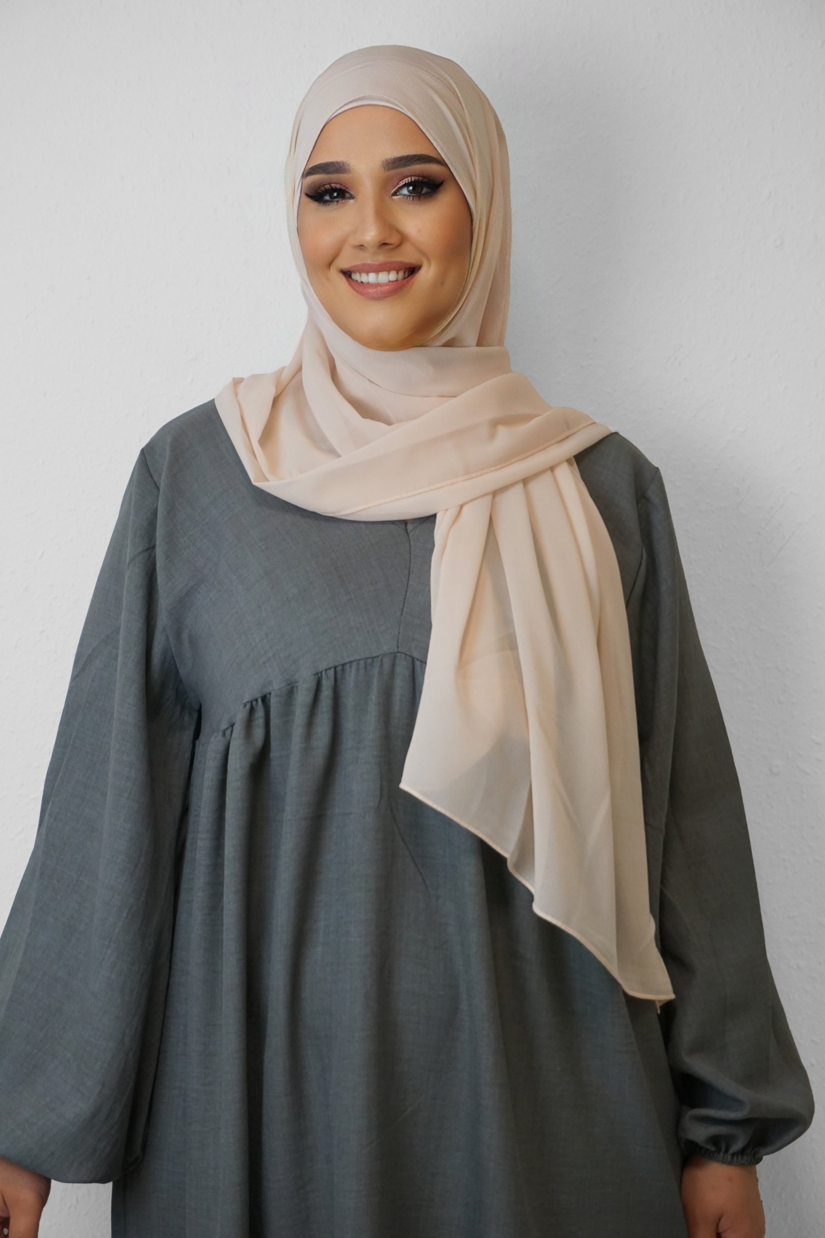 Chiffon Hijab Maira Champagner