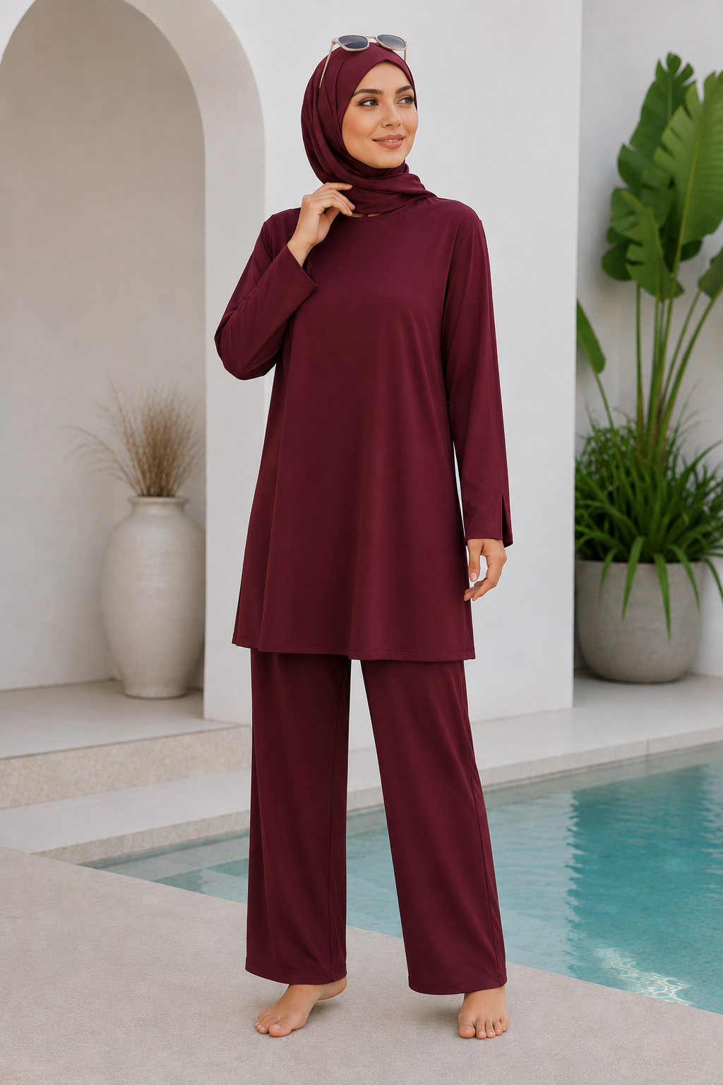 Burkini Asil Bordeaux