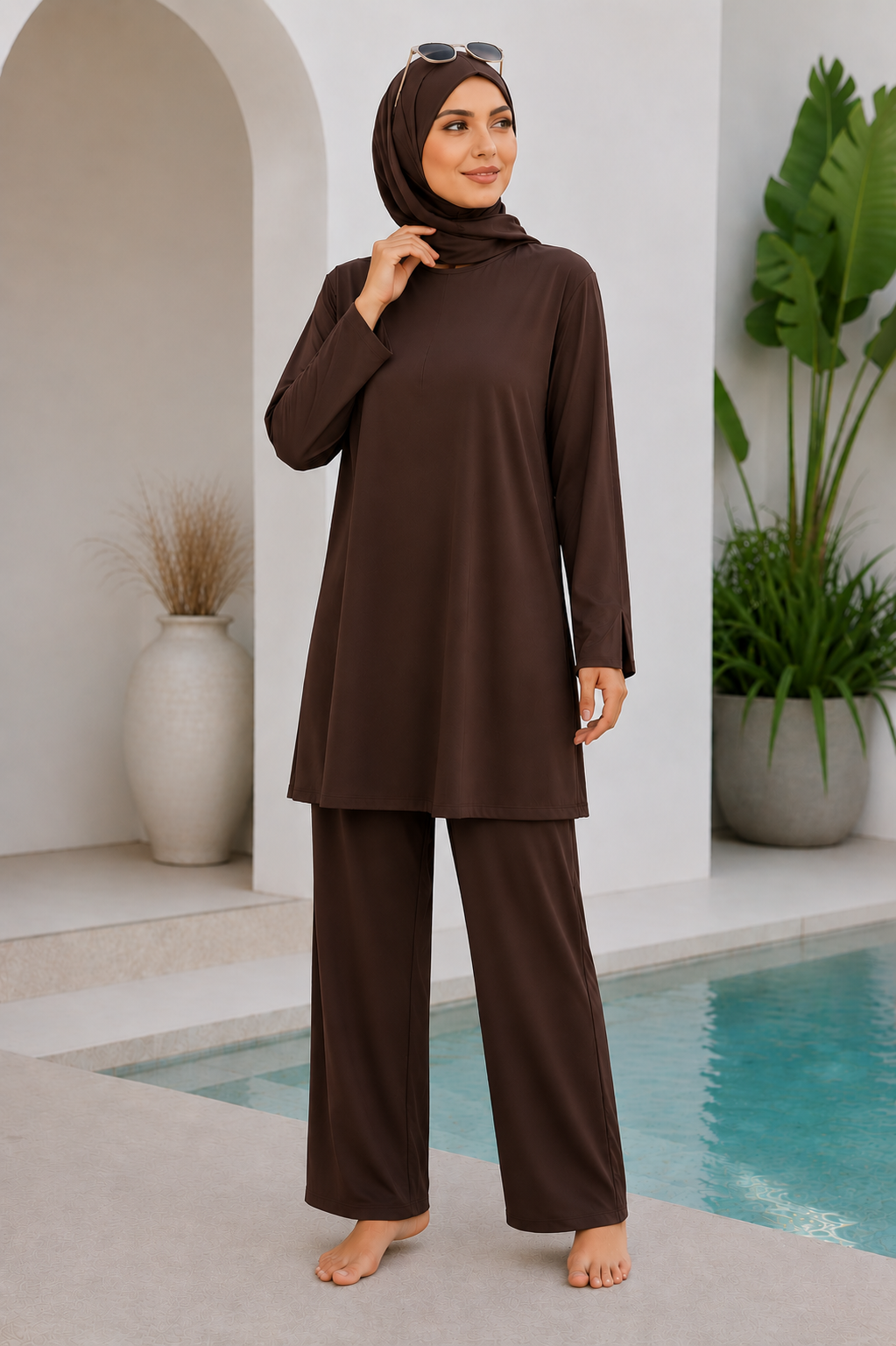 Burkini Asil Braun