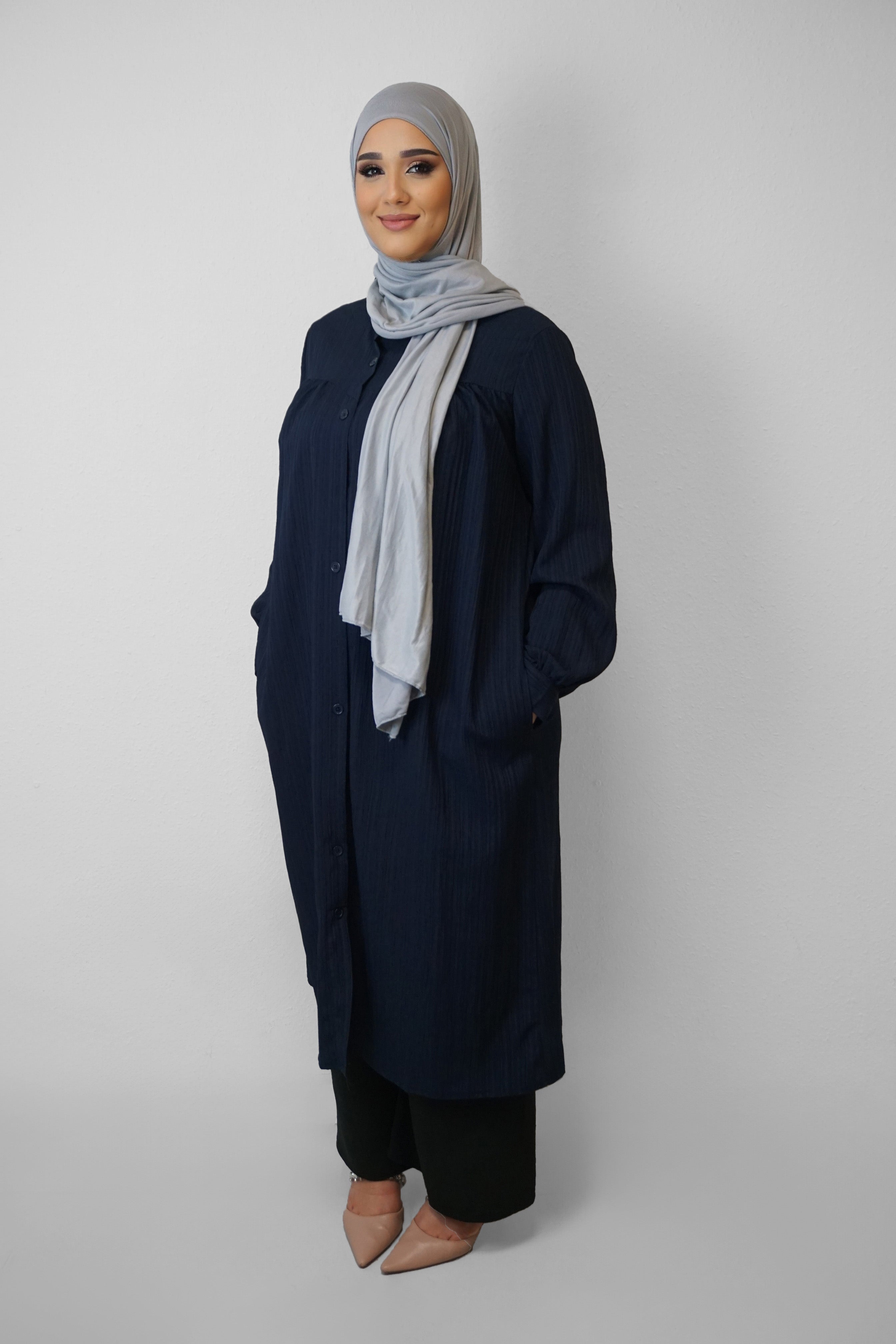 Tunika Selim mit Tasche Dunkelblau