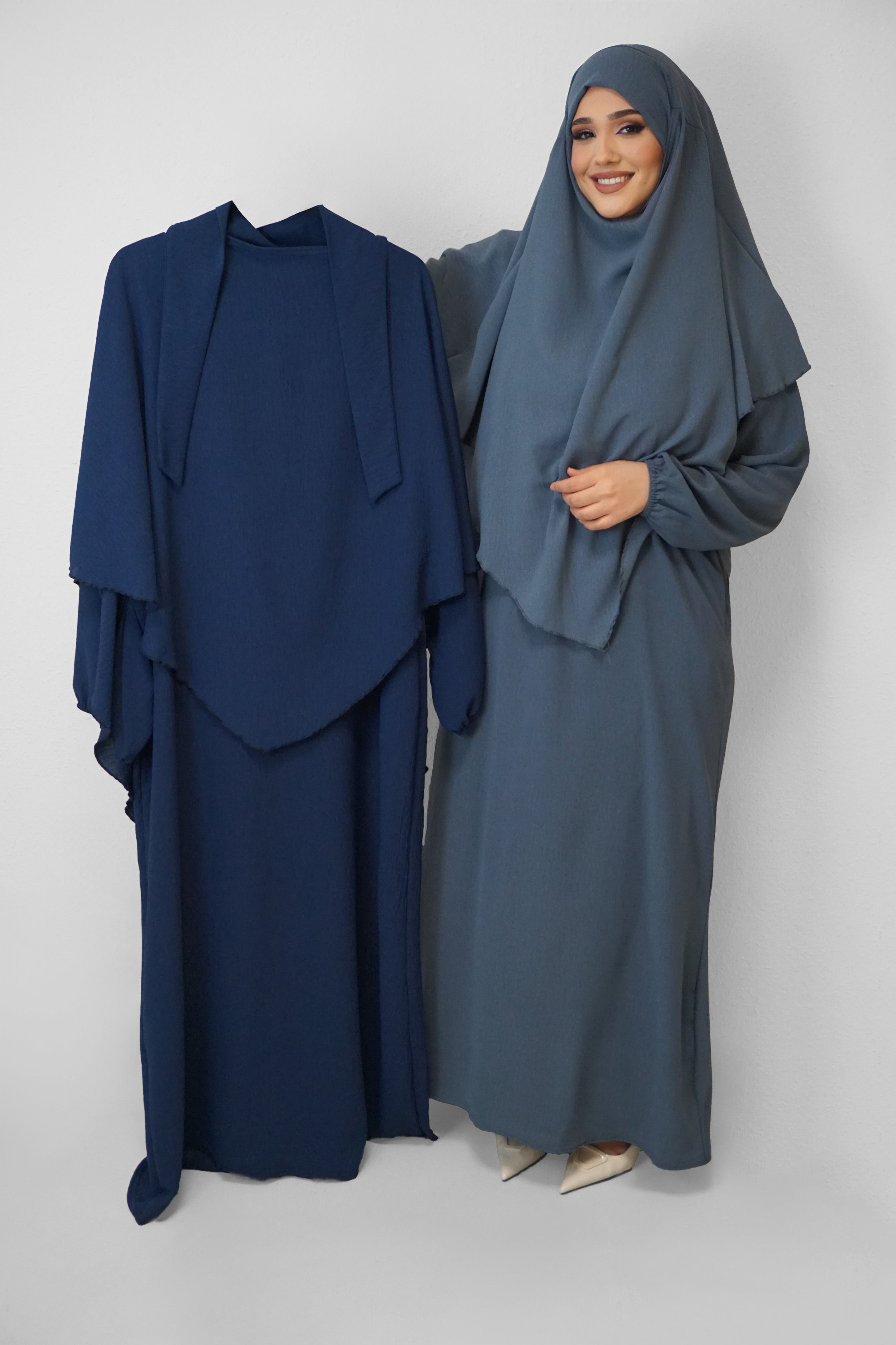Jazz Khimar-Abaya Dunkelblau