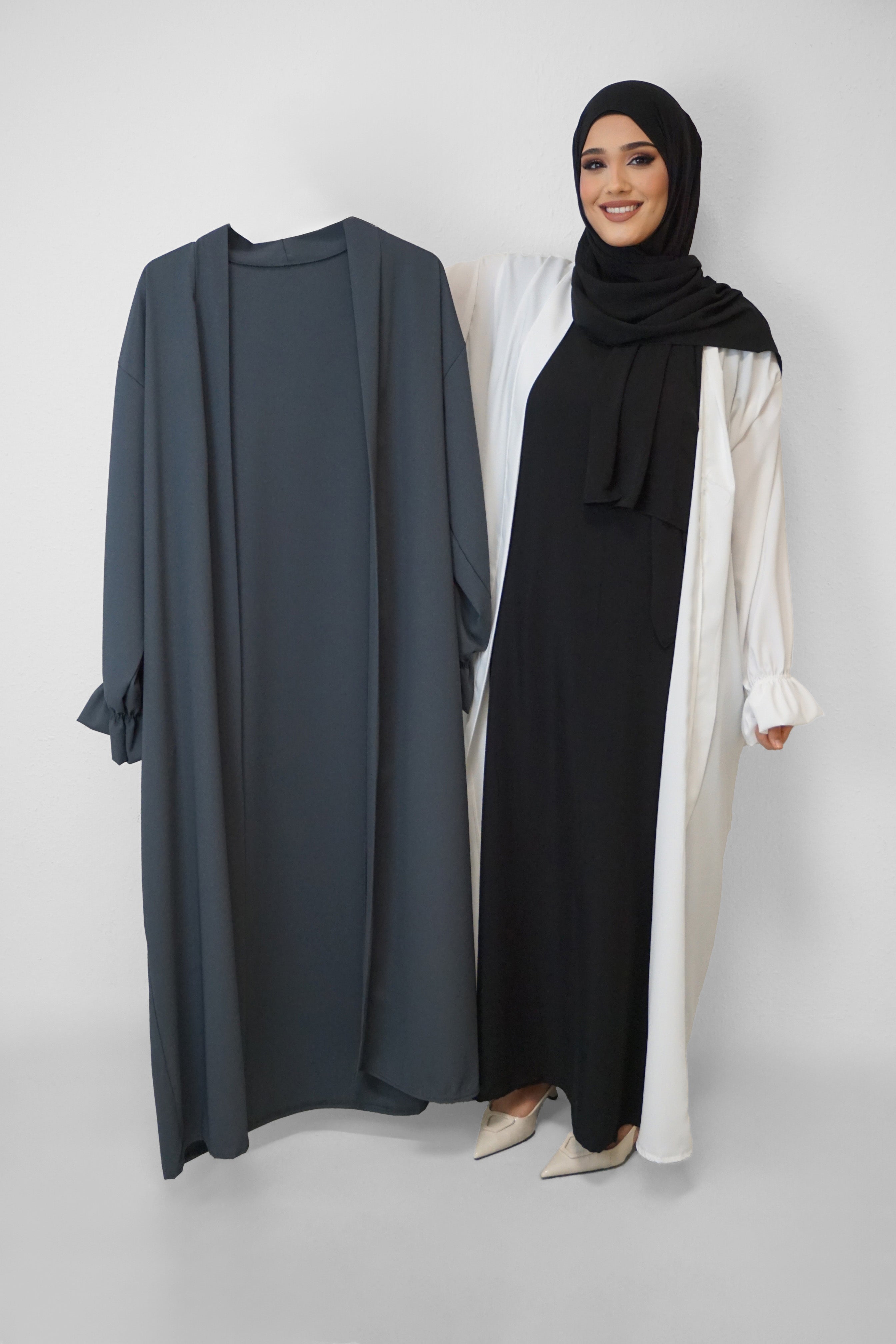 Kimono Azra Dunkelgrau