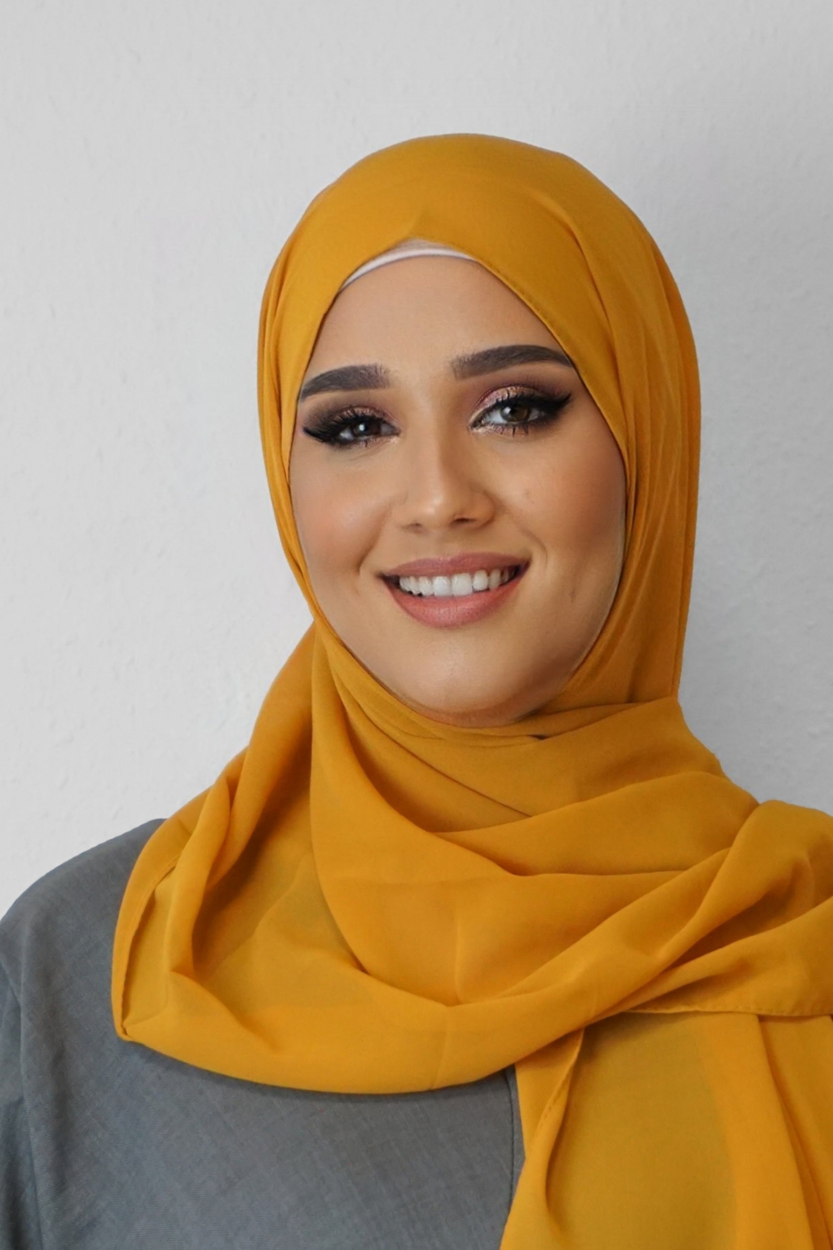 Chiffon Hijab Maira Gelb