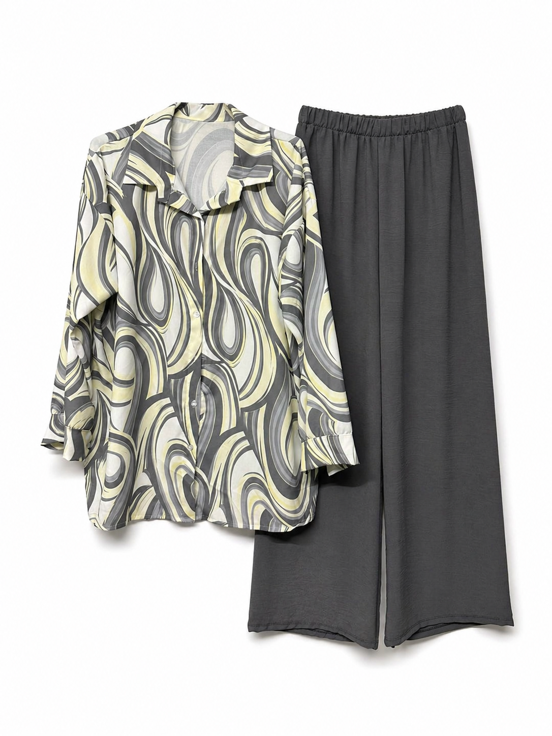 Zwei-Teiler Hose Yavanna Grau