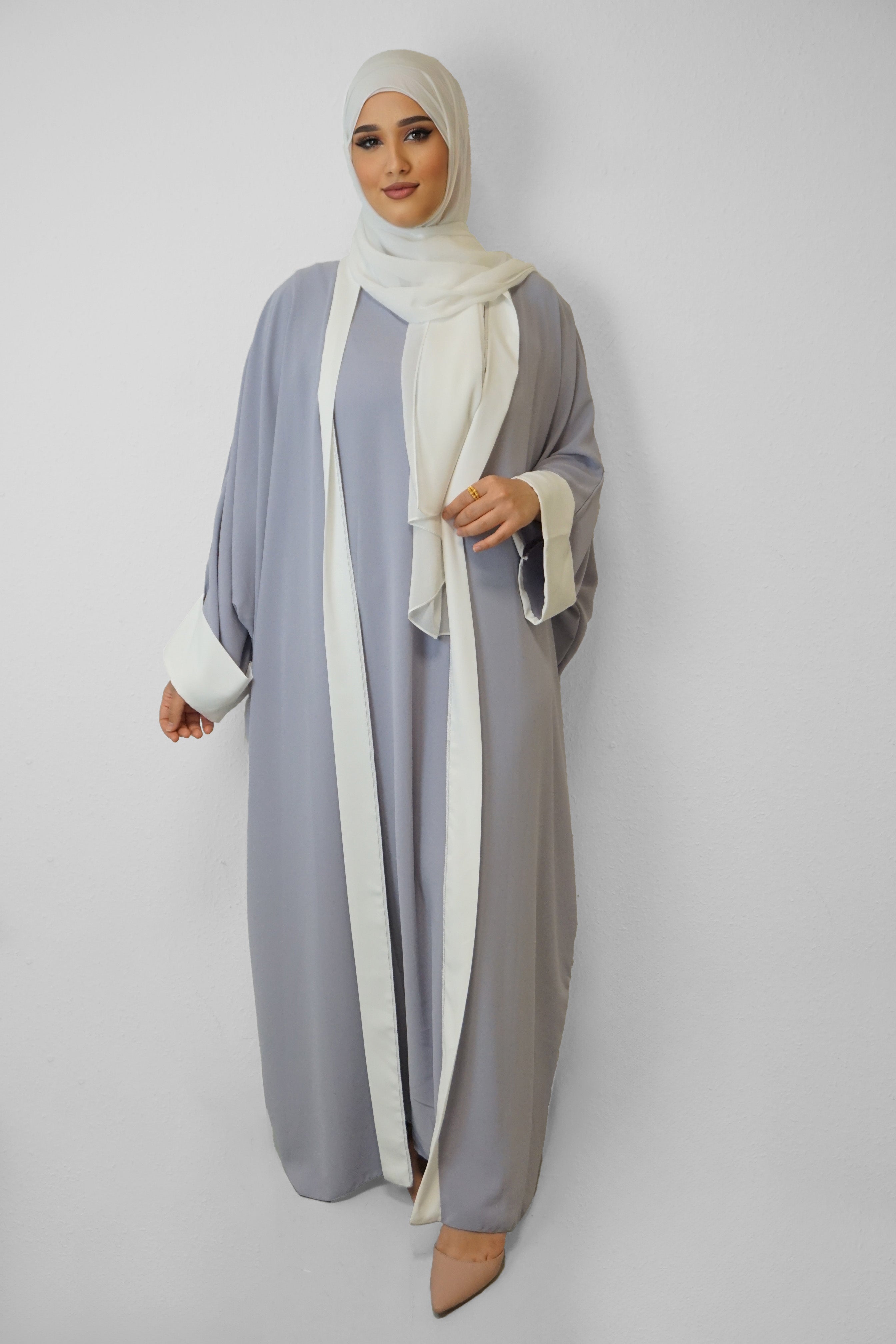 Zweiteiler Abaya Baya Grau