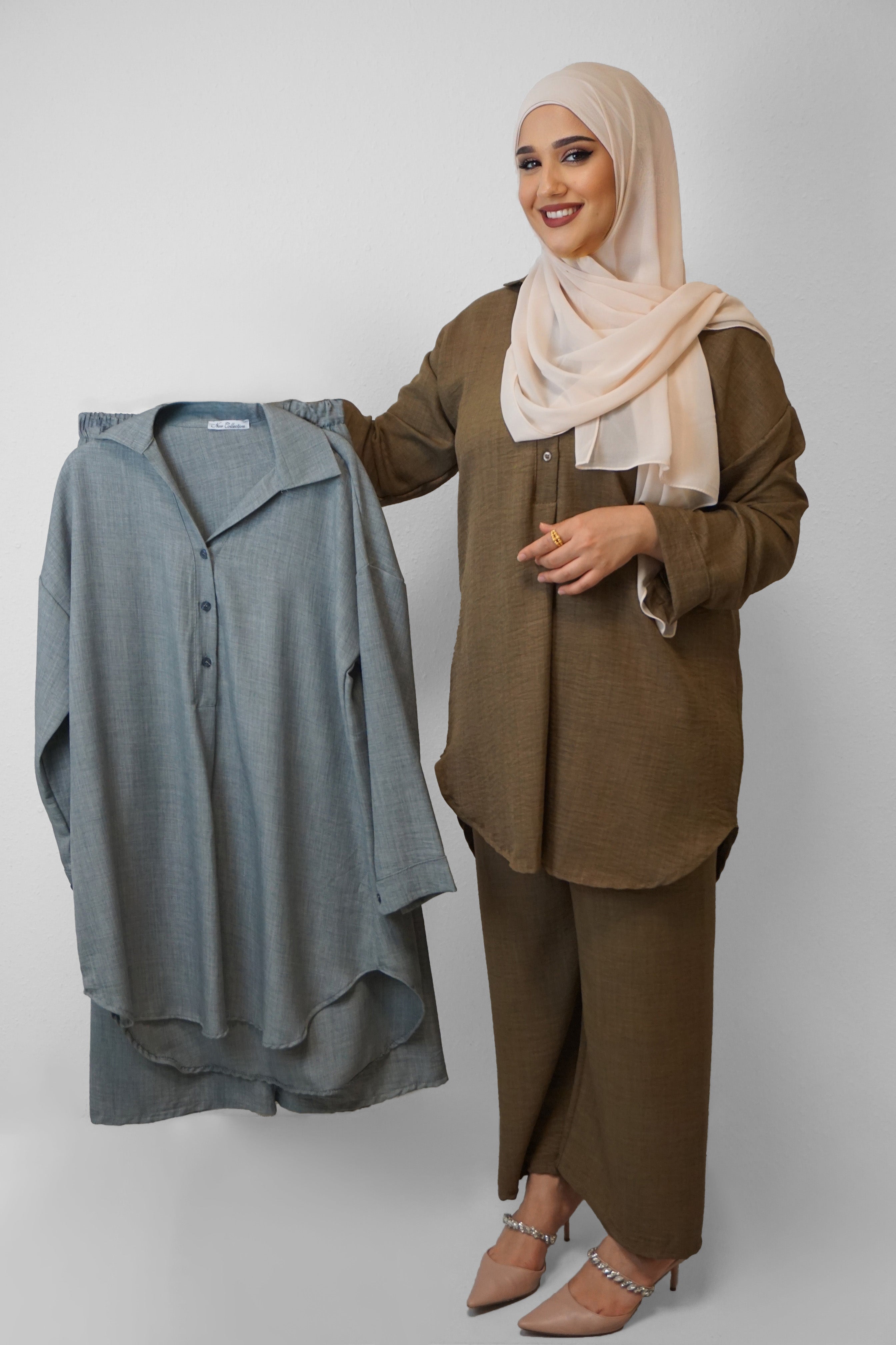 Zweiteiler Berna Grau