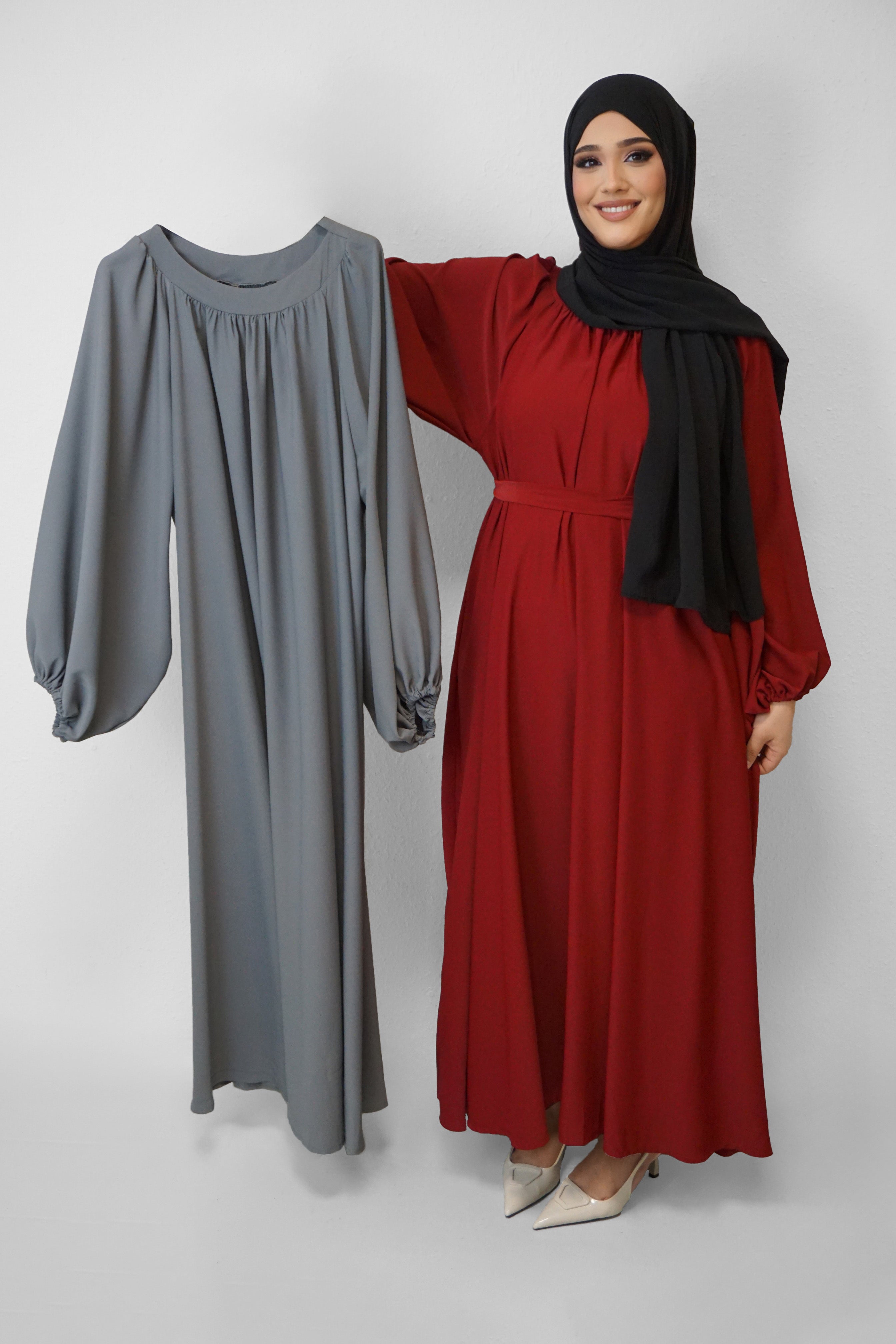 Abaya Canan Dunkelgrau