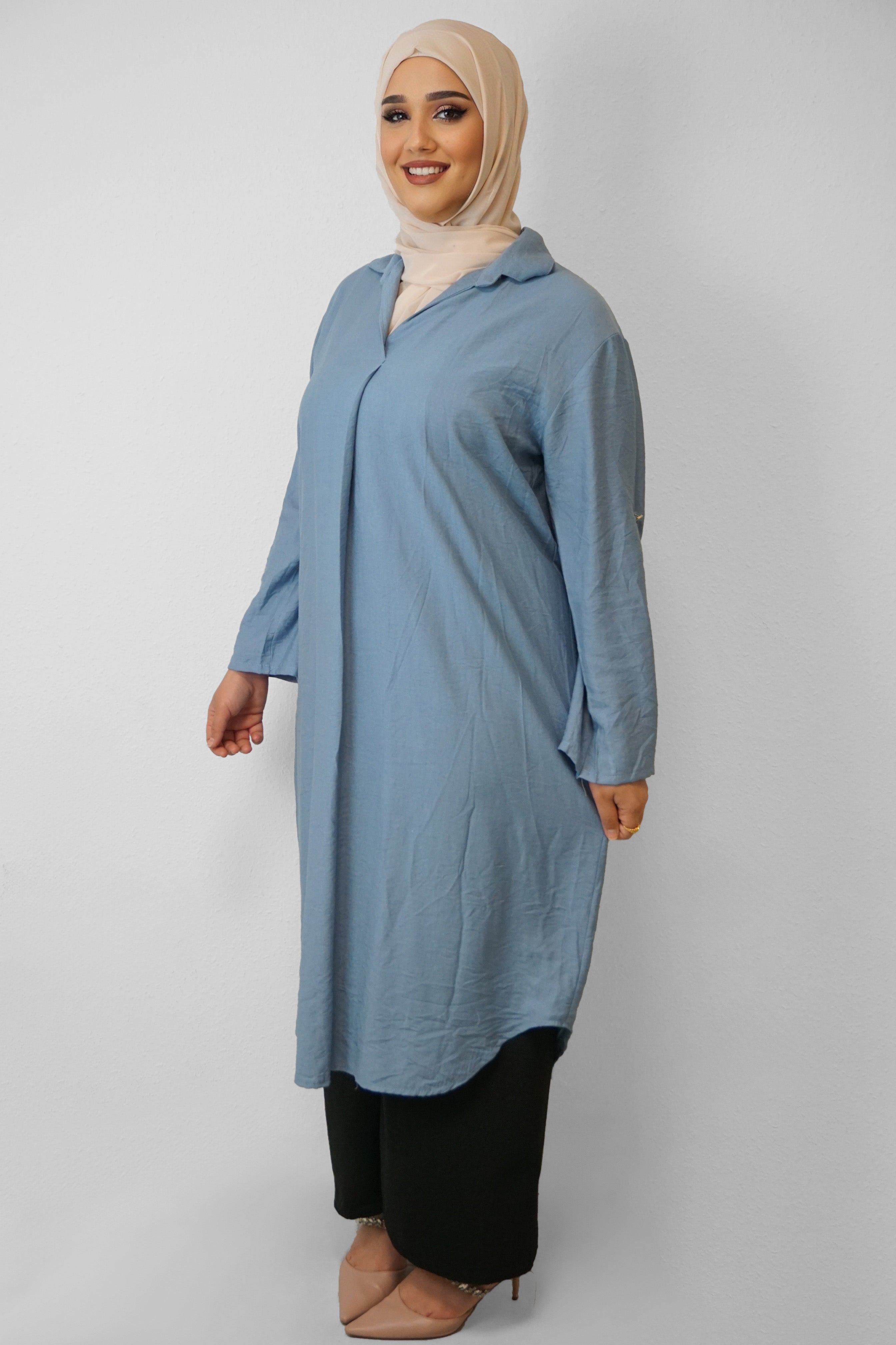 Tunika Nesrin Hellblau