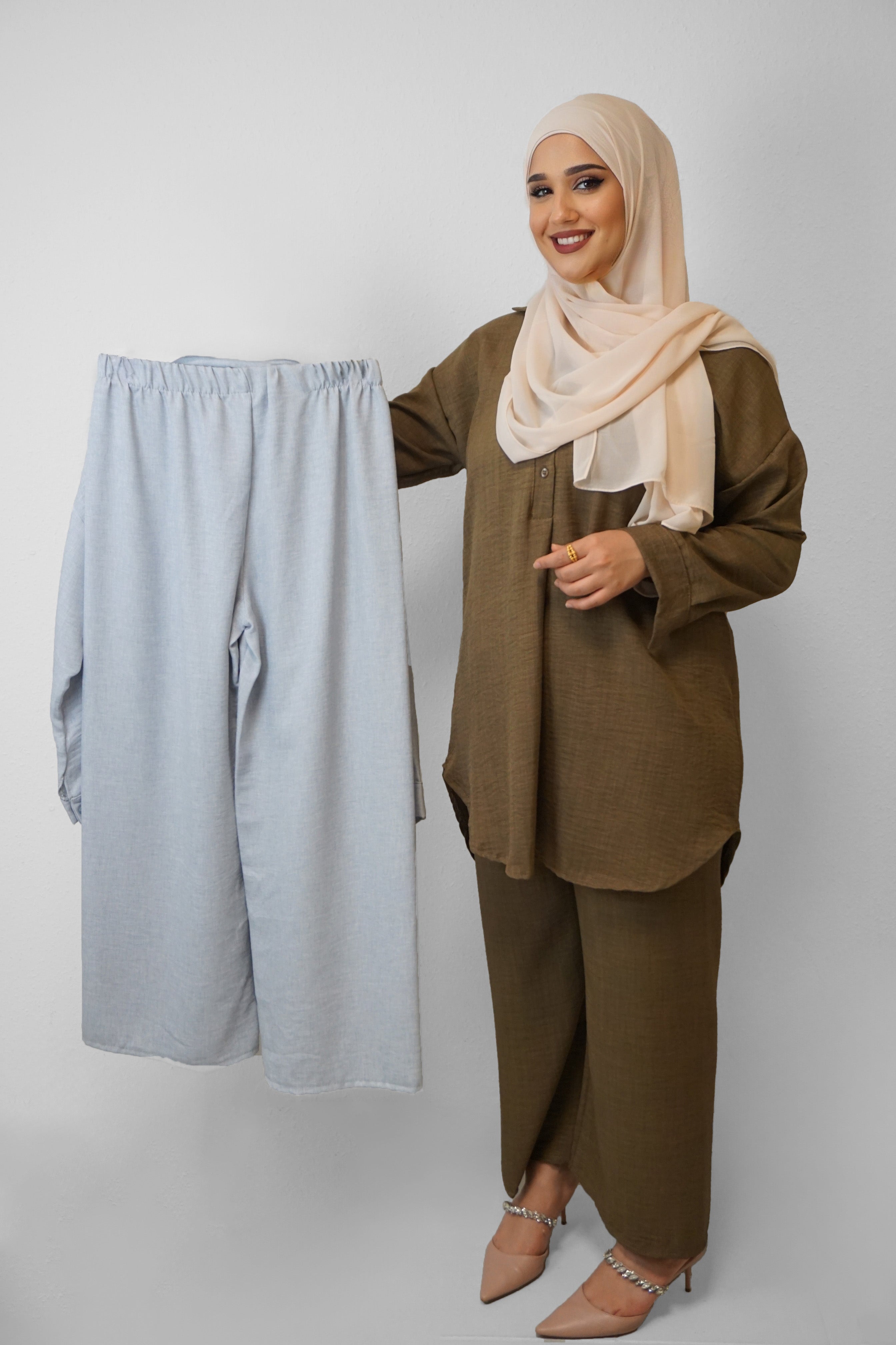 Zweiteiler Berna Hellgrau