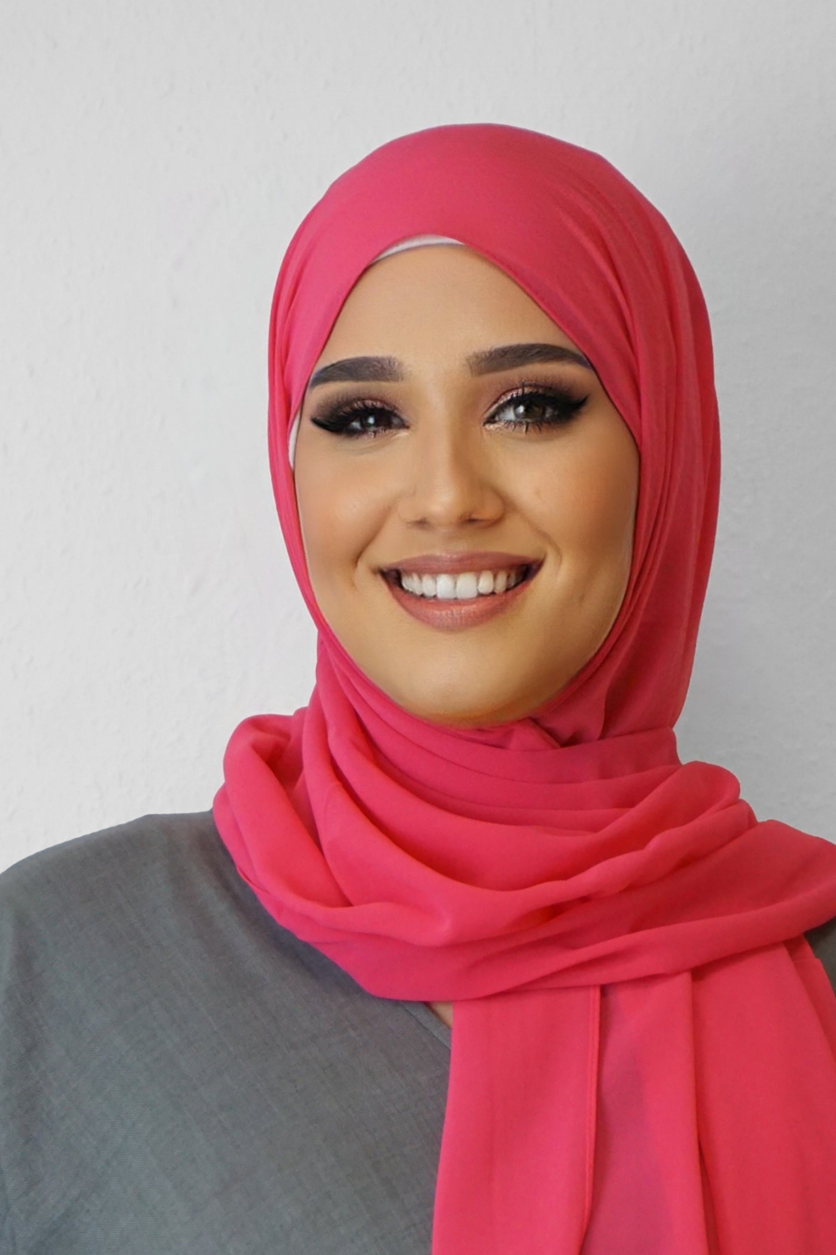 Chiffon Hijab Maira Himbeere