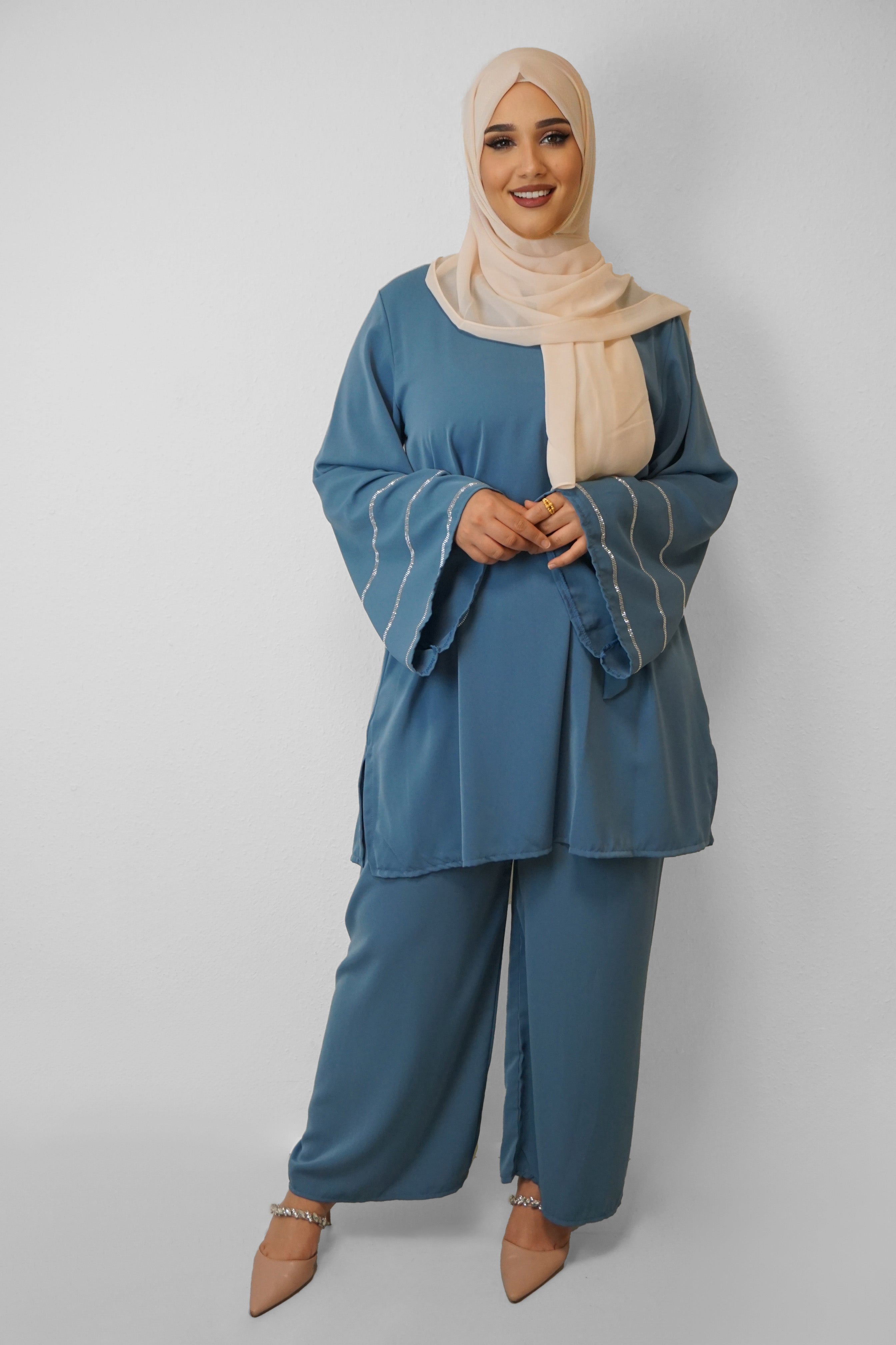 Zweiteiler Pinar Jeansblau