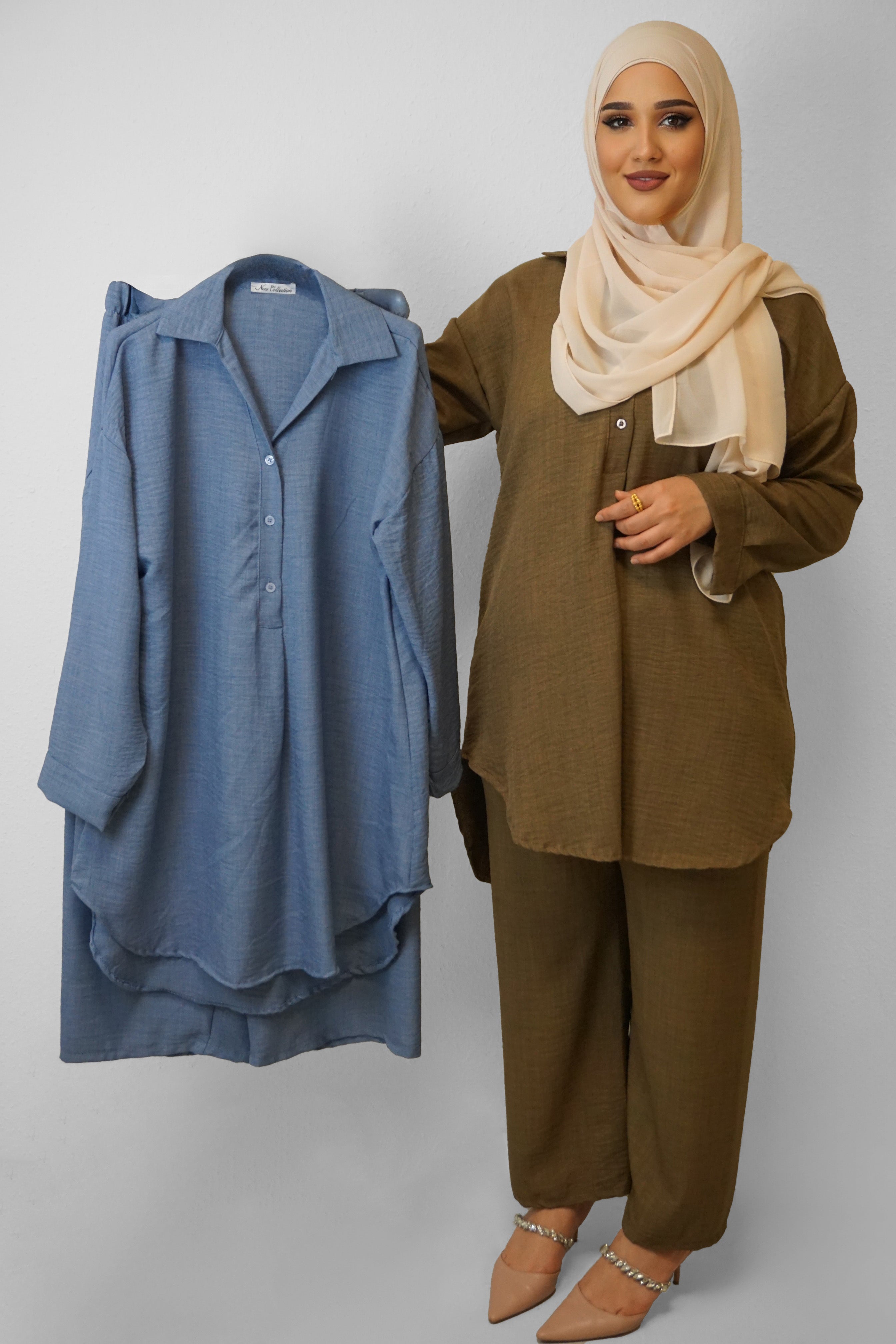 Zweiteiler Berna Jeansblau