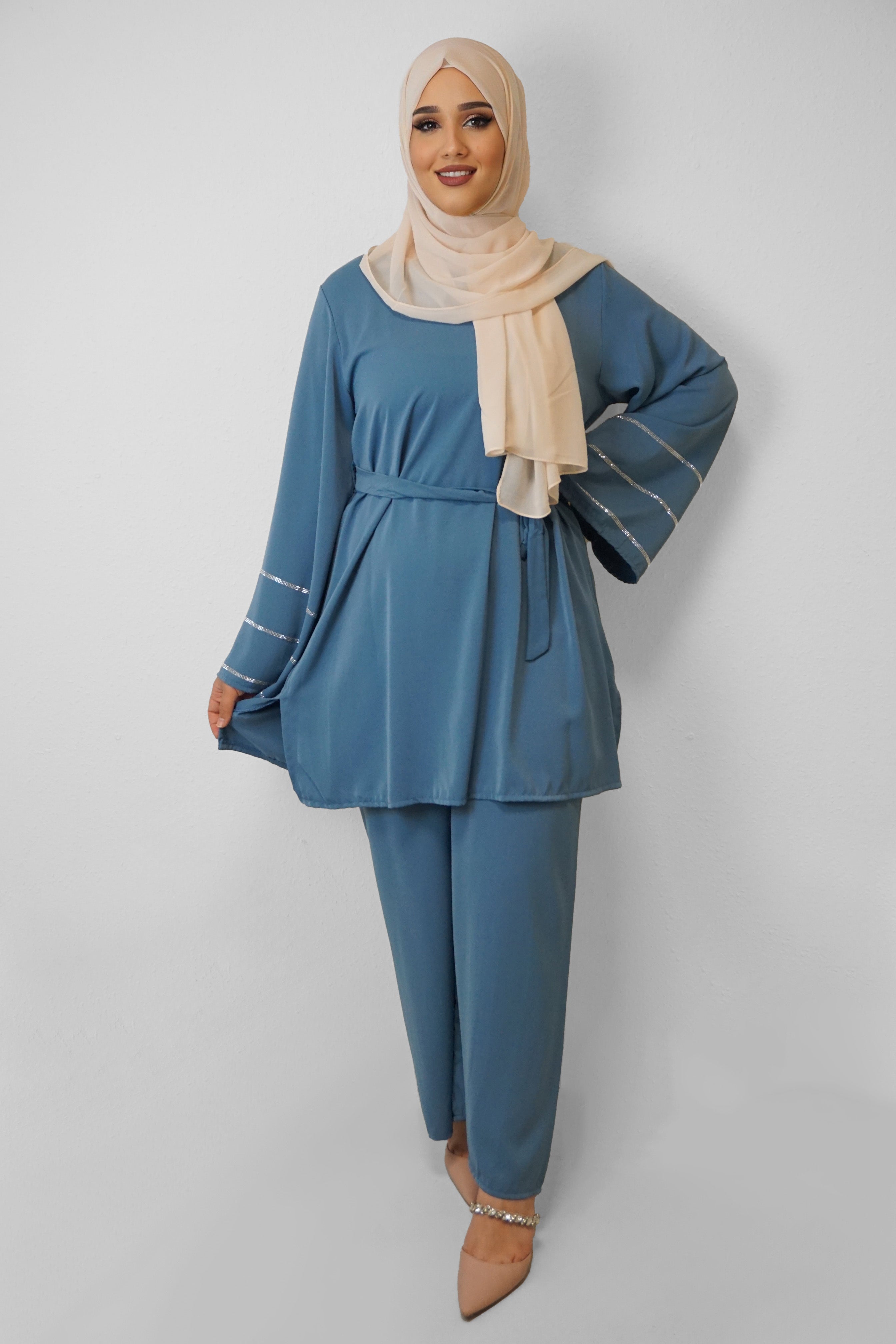 Zweiteiler Pinar Jeansblau