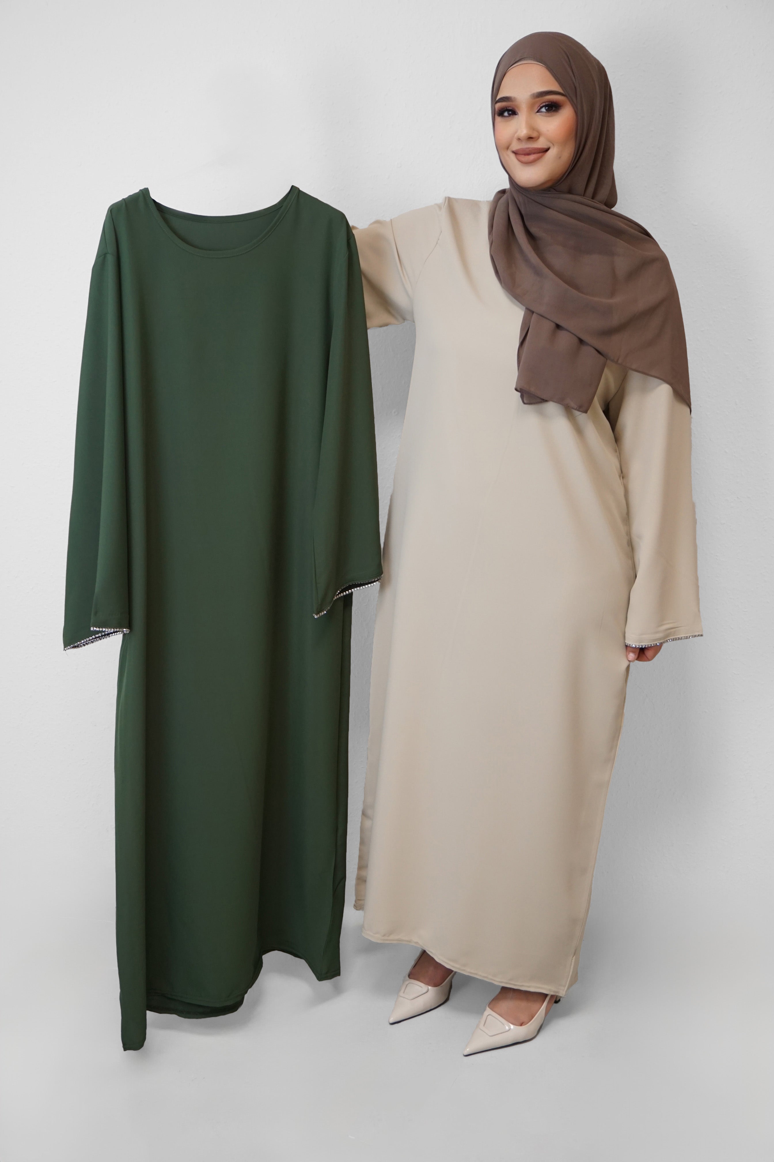 Abaya Zarka Khaki