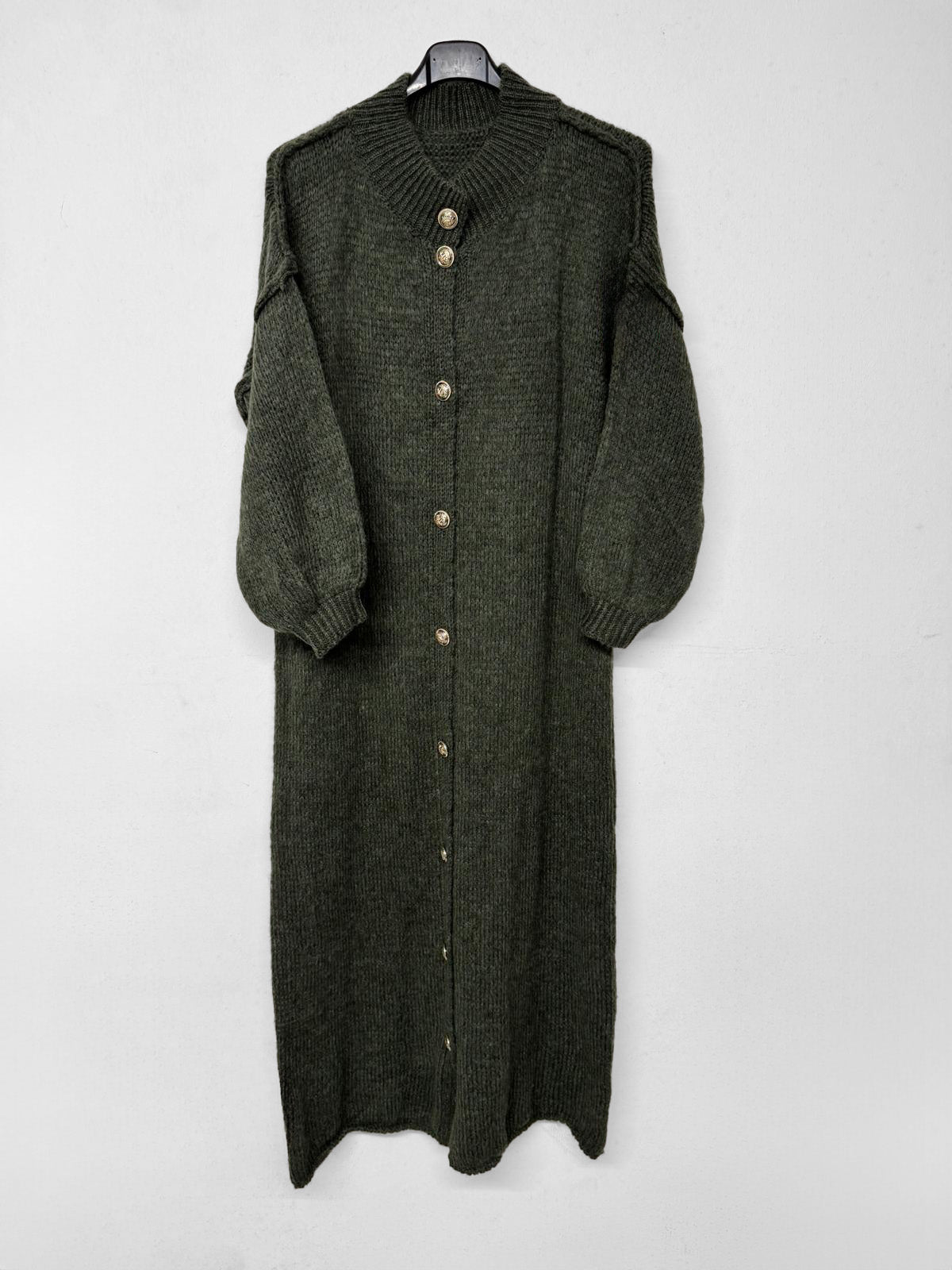 Strick-Kleid Ayu Khaki