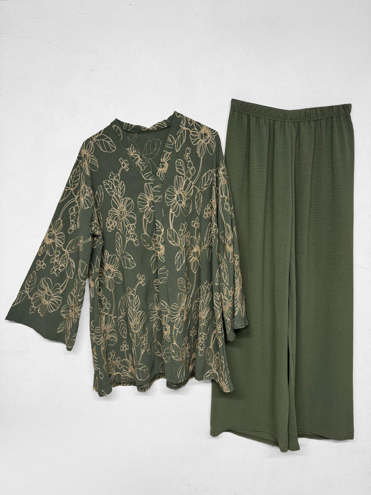 Zweiteiler Hose Chloé Khaki