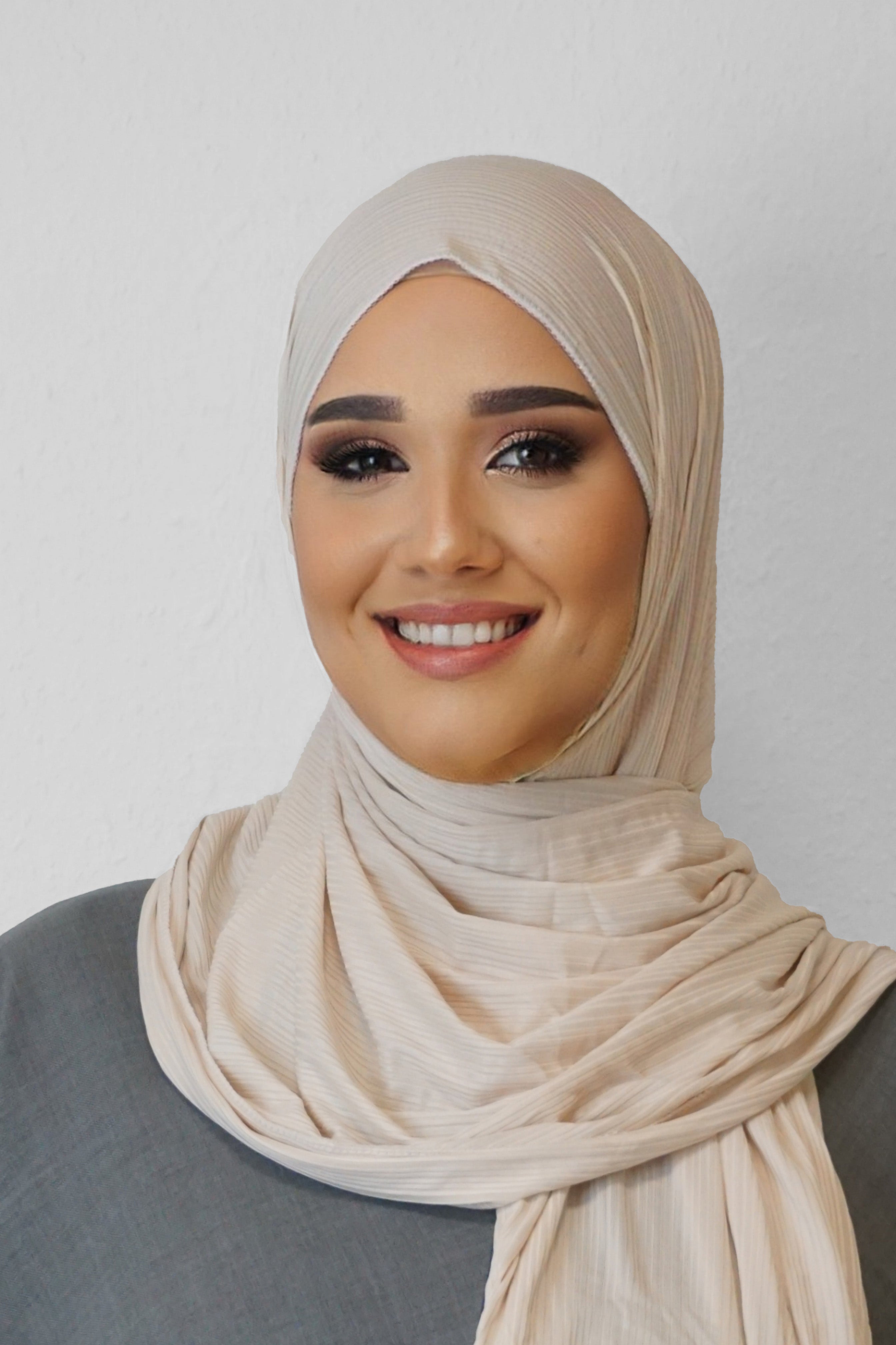 Jersey Ripped Fein Light-Beige