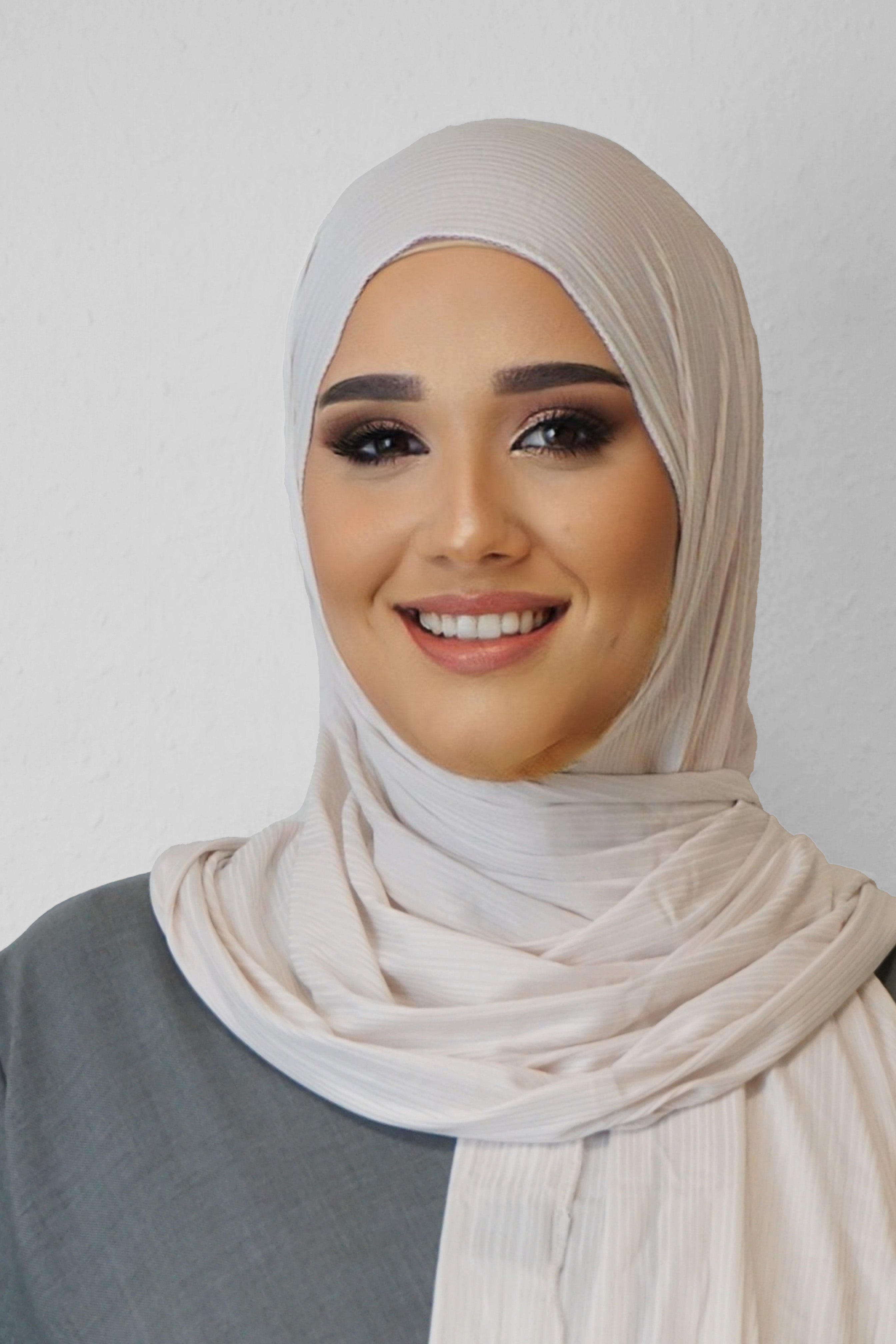 Jersey Ripped Fein Light-Beige