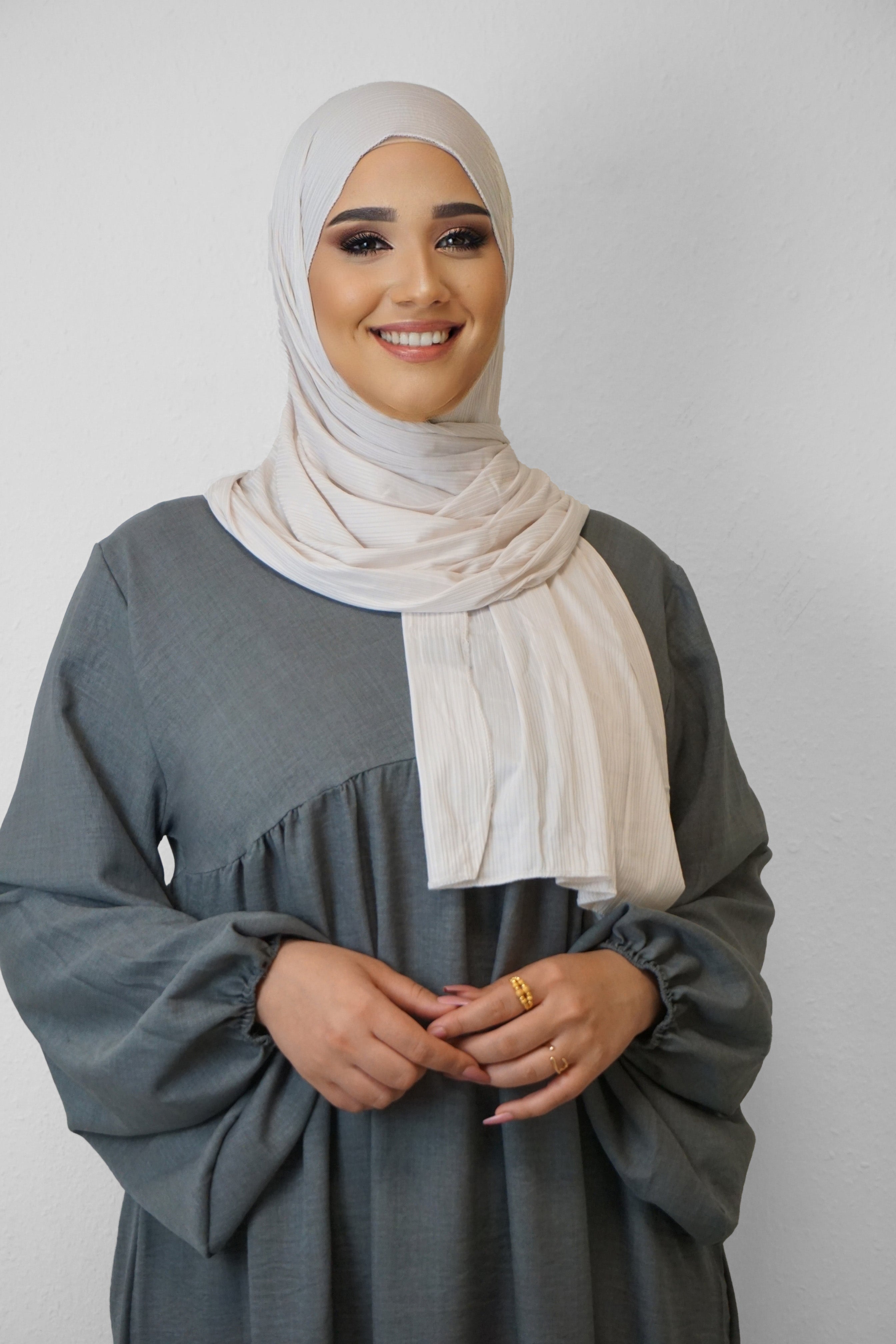 Jersey Ripped Fein Light-Beige