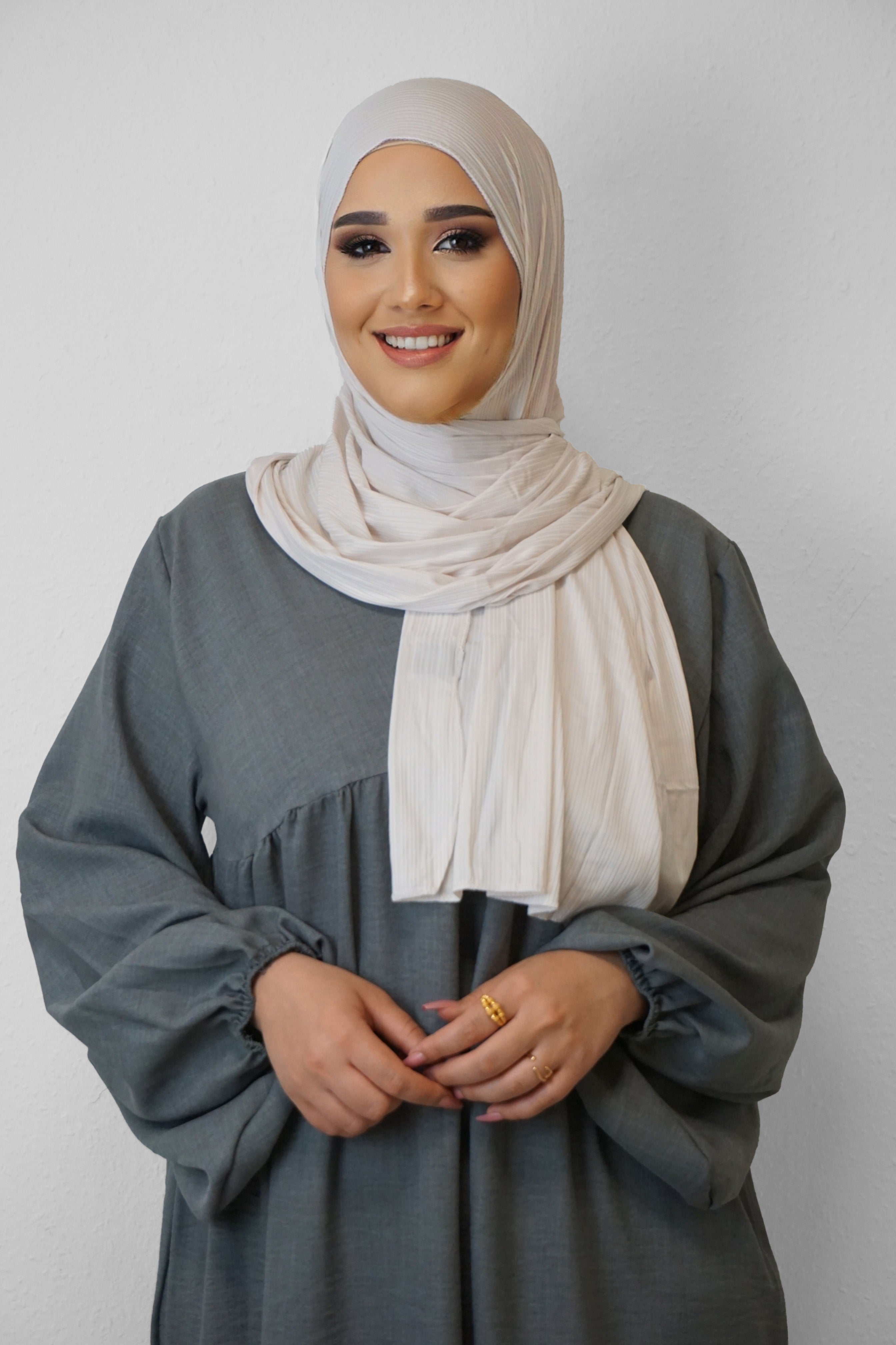 Jersey Ripped Fein Light-Beige