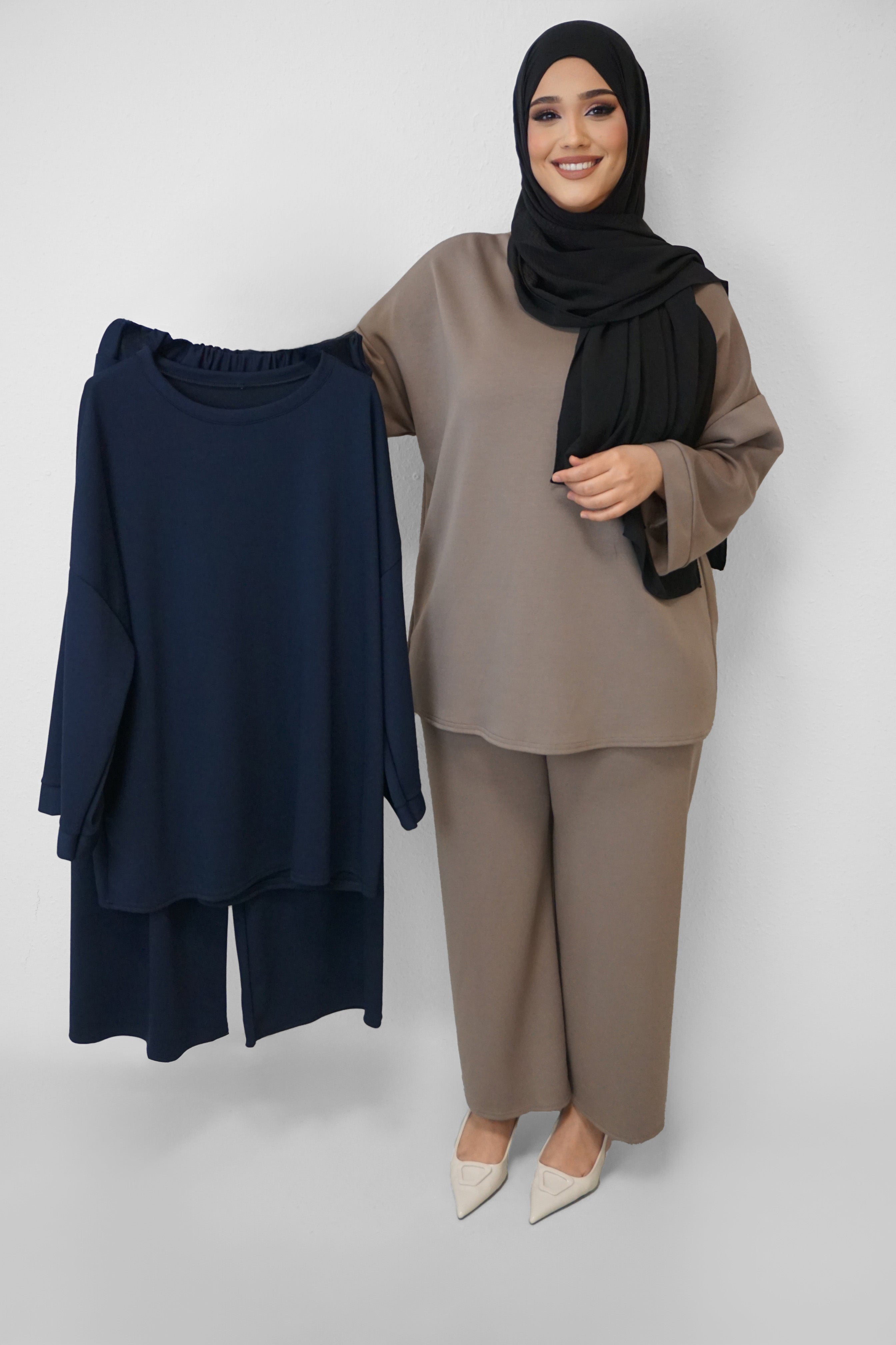 Zwei-Teiler Hose Medine Marine