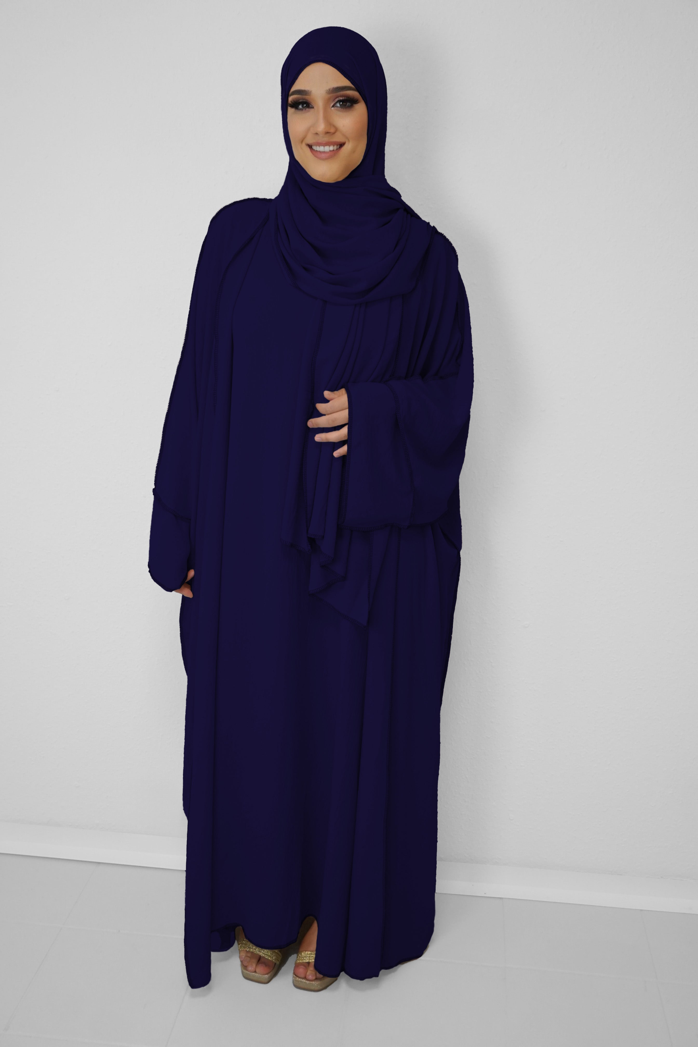 Abaya Naima Marineblau