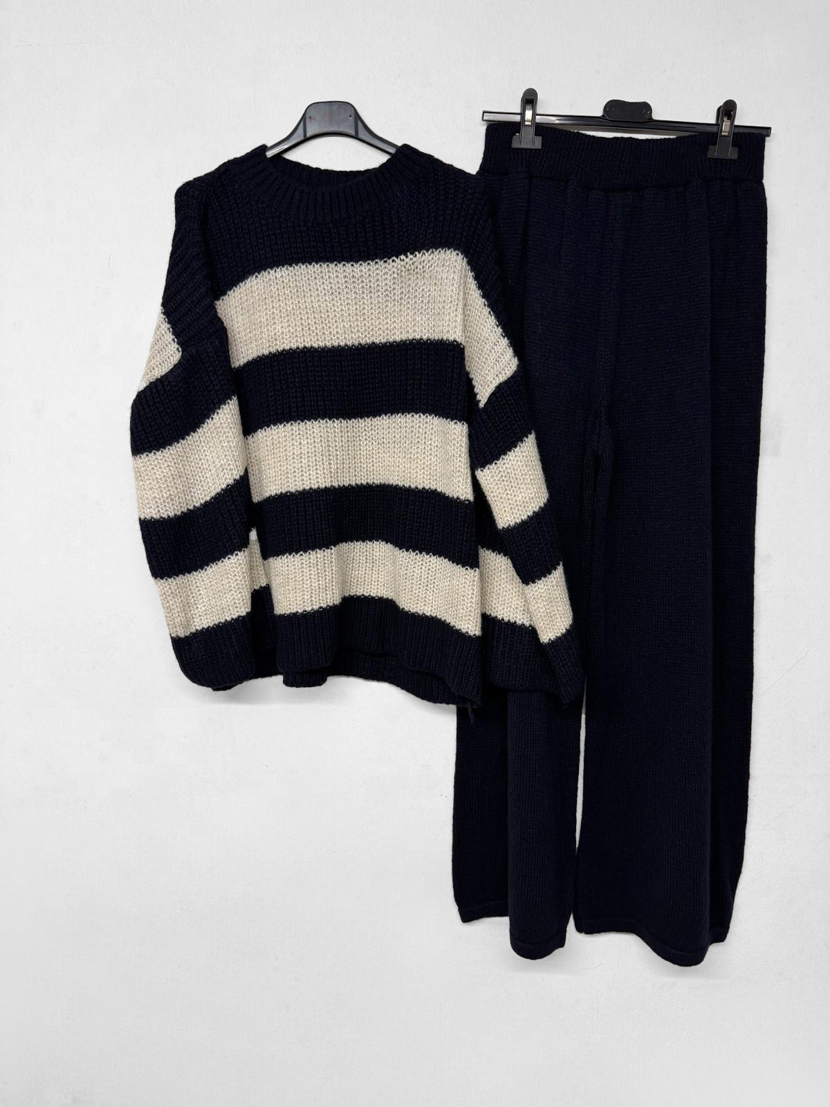 Strick Zwei-Teiler Hose Cahya Navy