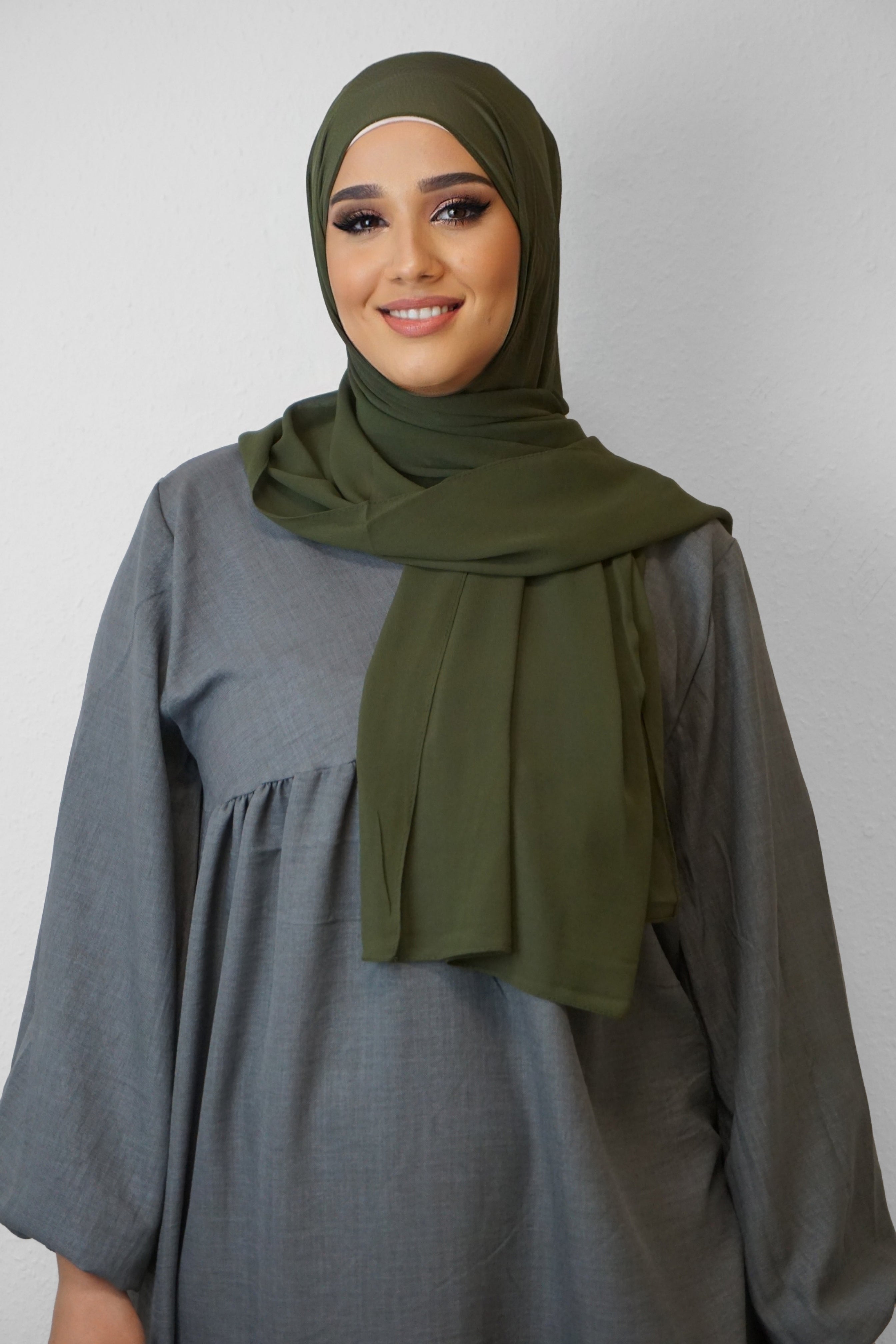 Chiffon Hijab Maira Oliv