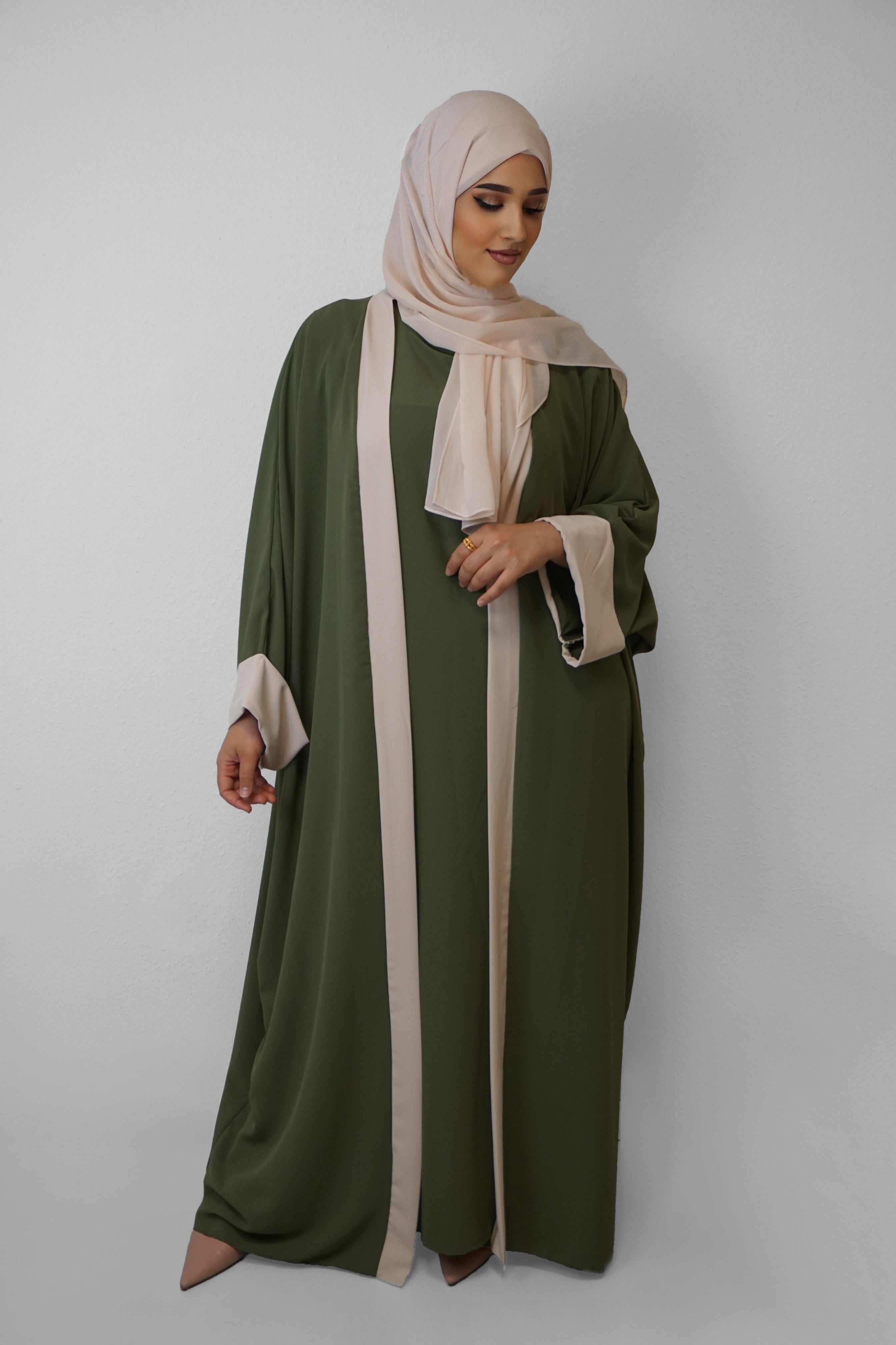 Zweiteiler Abaya Baya Oliv