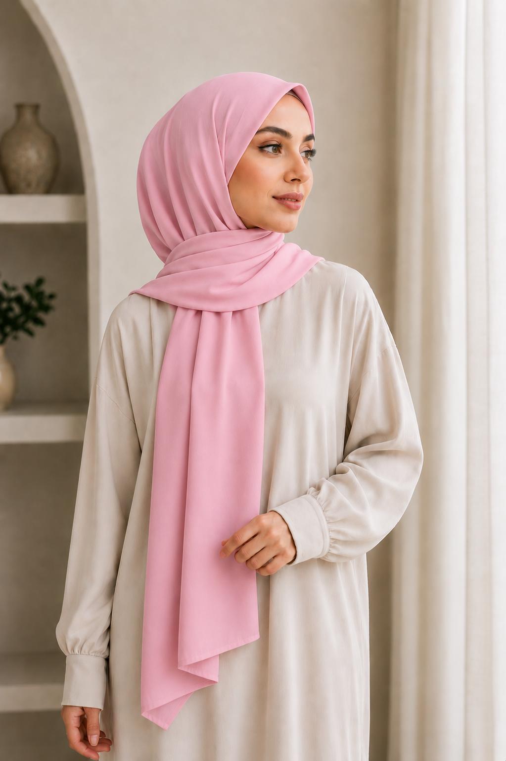 Modal Hijab Pink