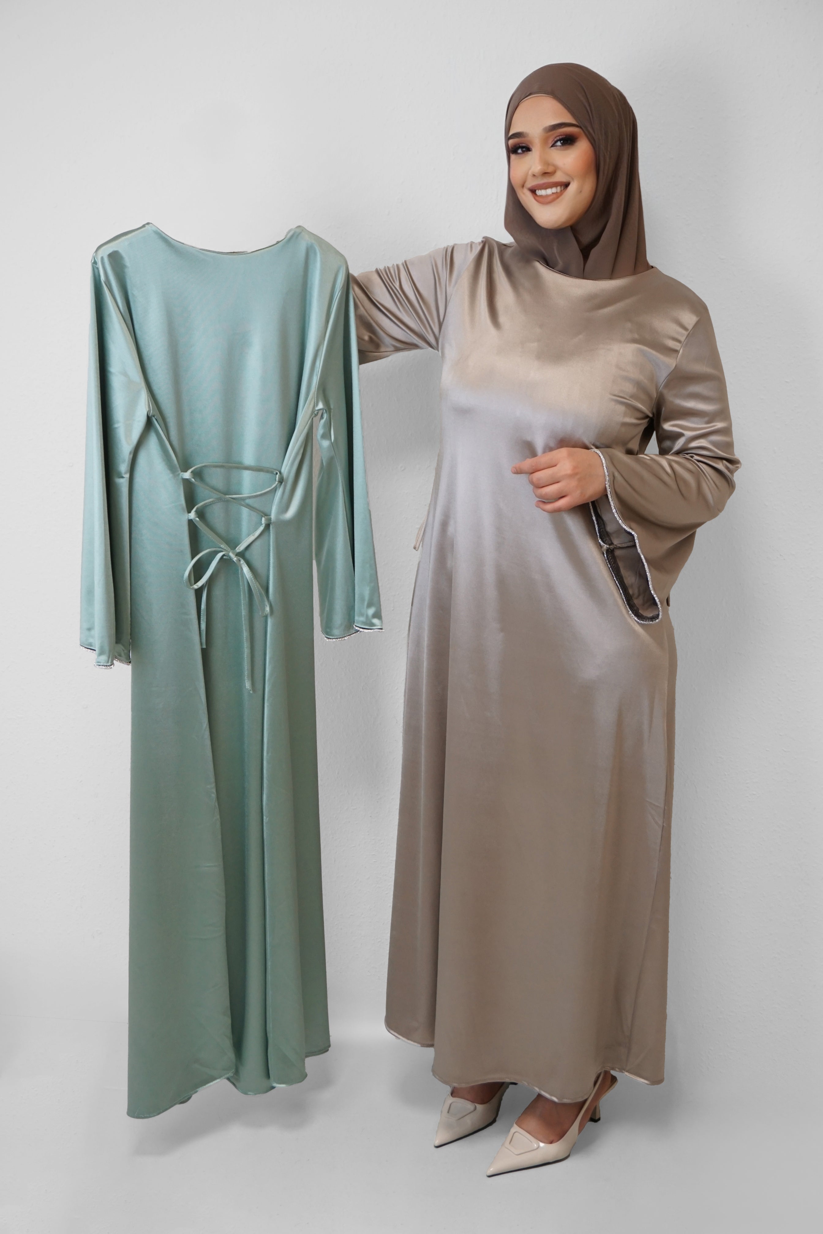 Abaya Salia Pistazie