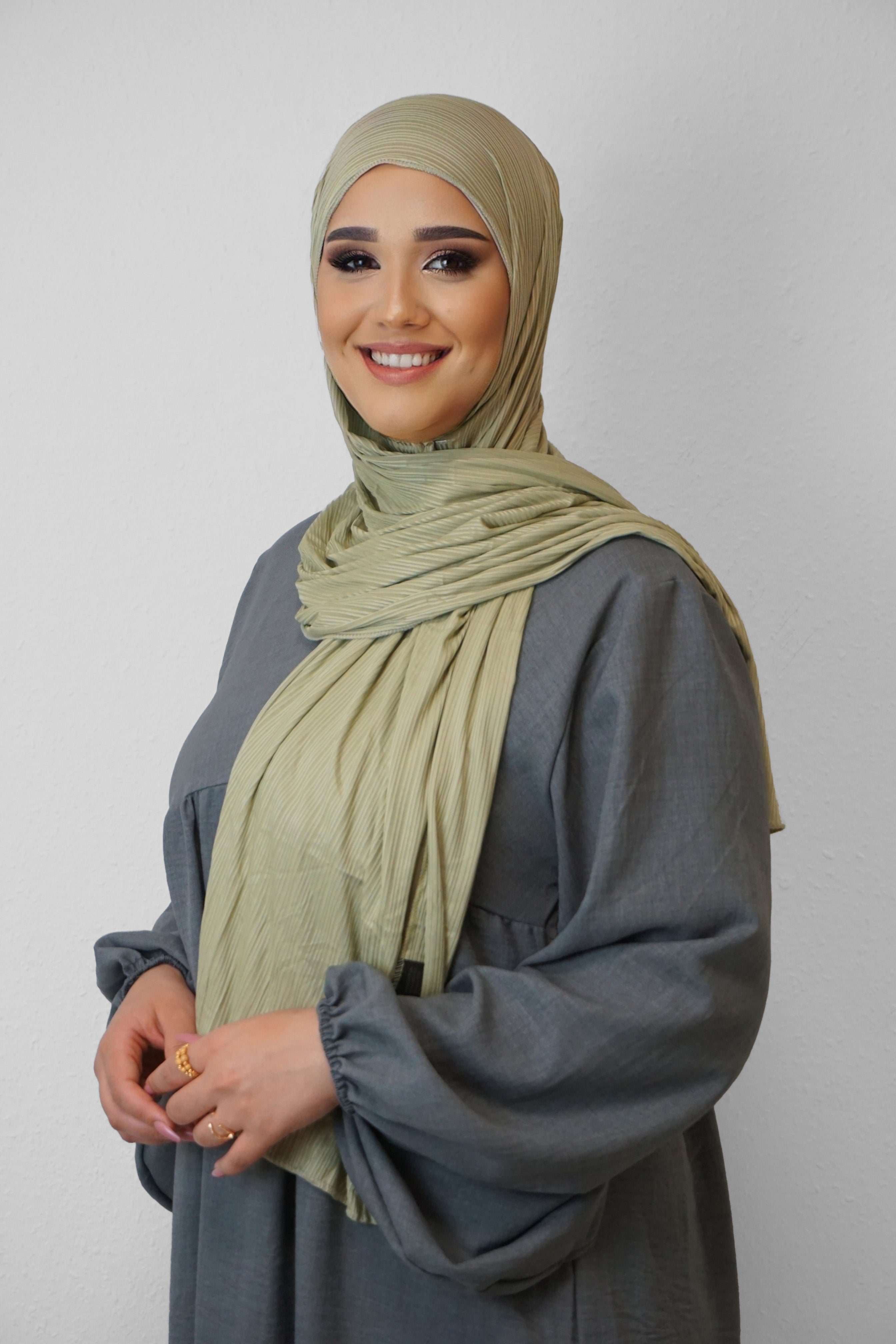 Jersey Ripped Fein Pistazie