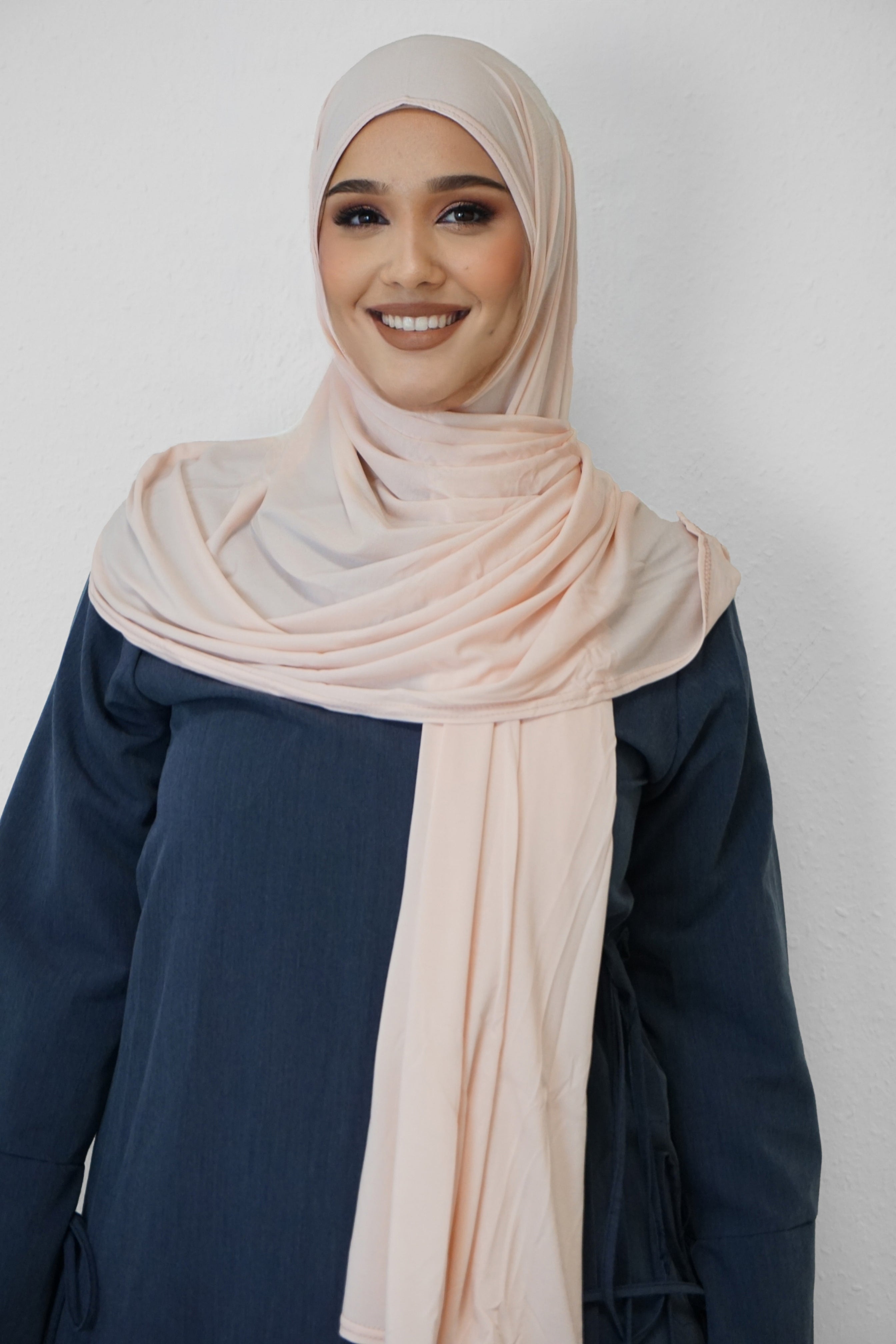 Premium Jersey Hijab Rosa