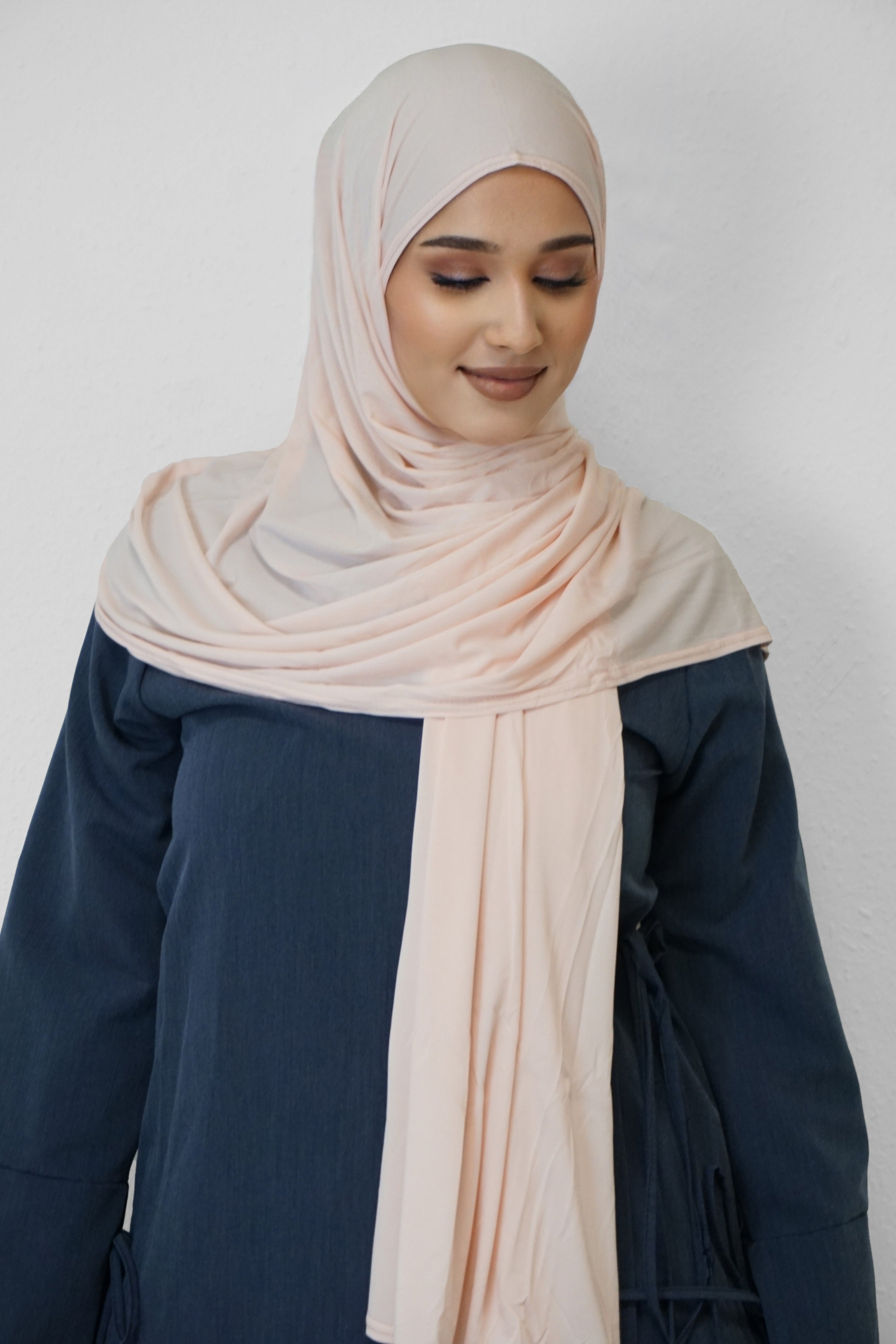 Premium Jersey Hijab Rosa