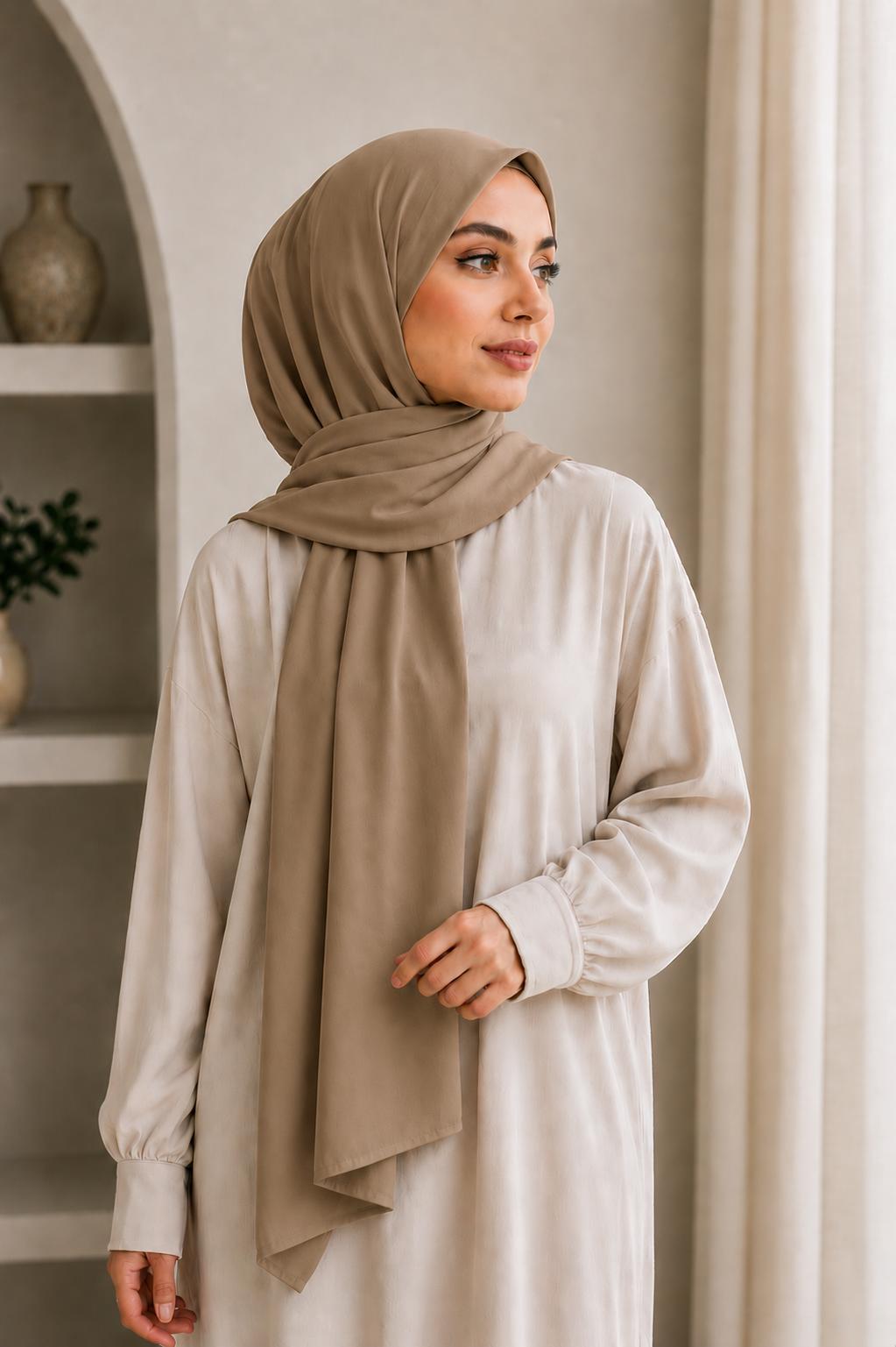 Modal Hijab Sand