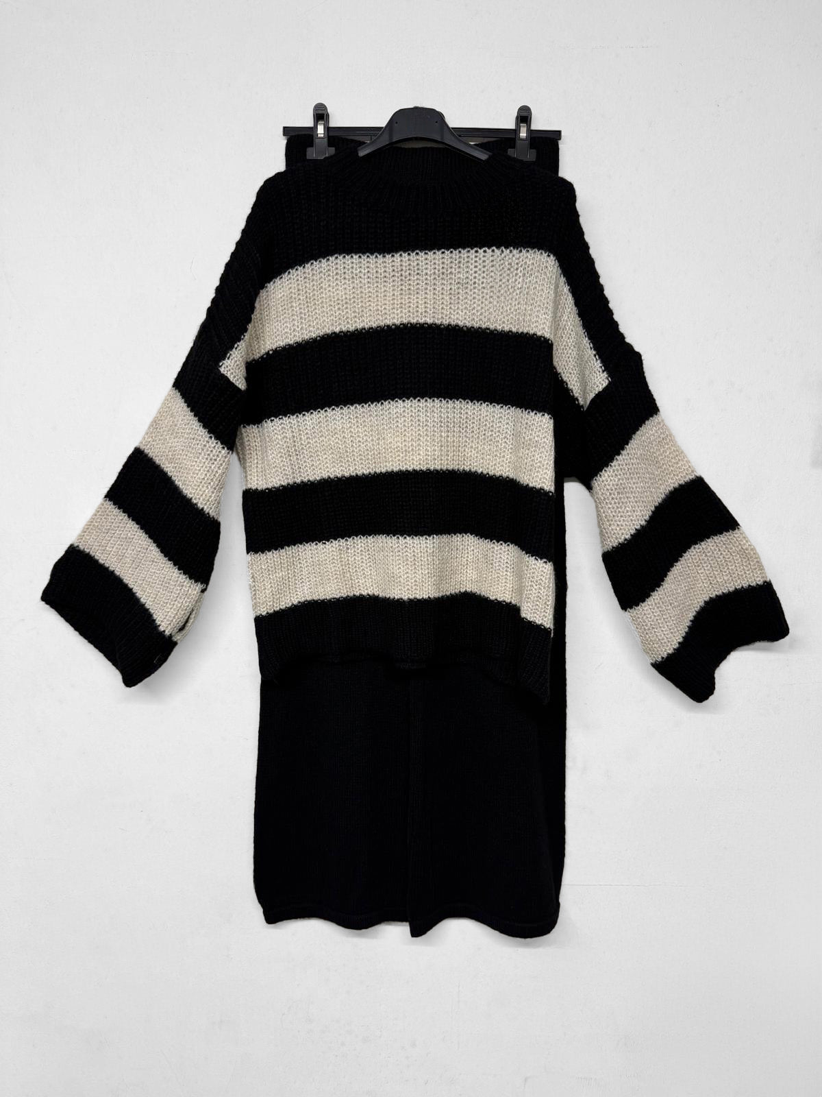 Strick Zwei-Teiler Hose Cahya Schwarz