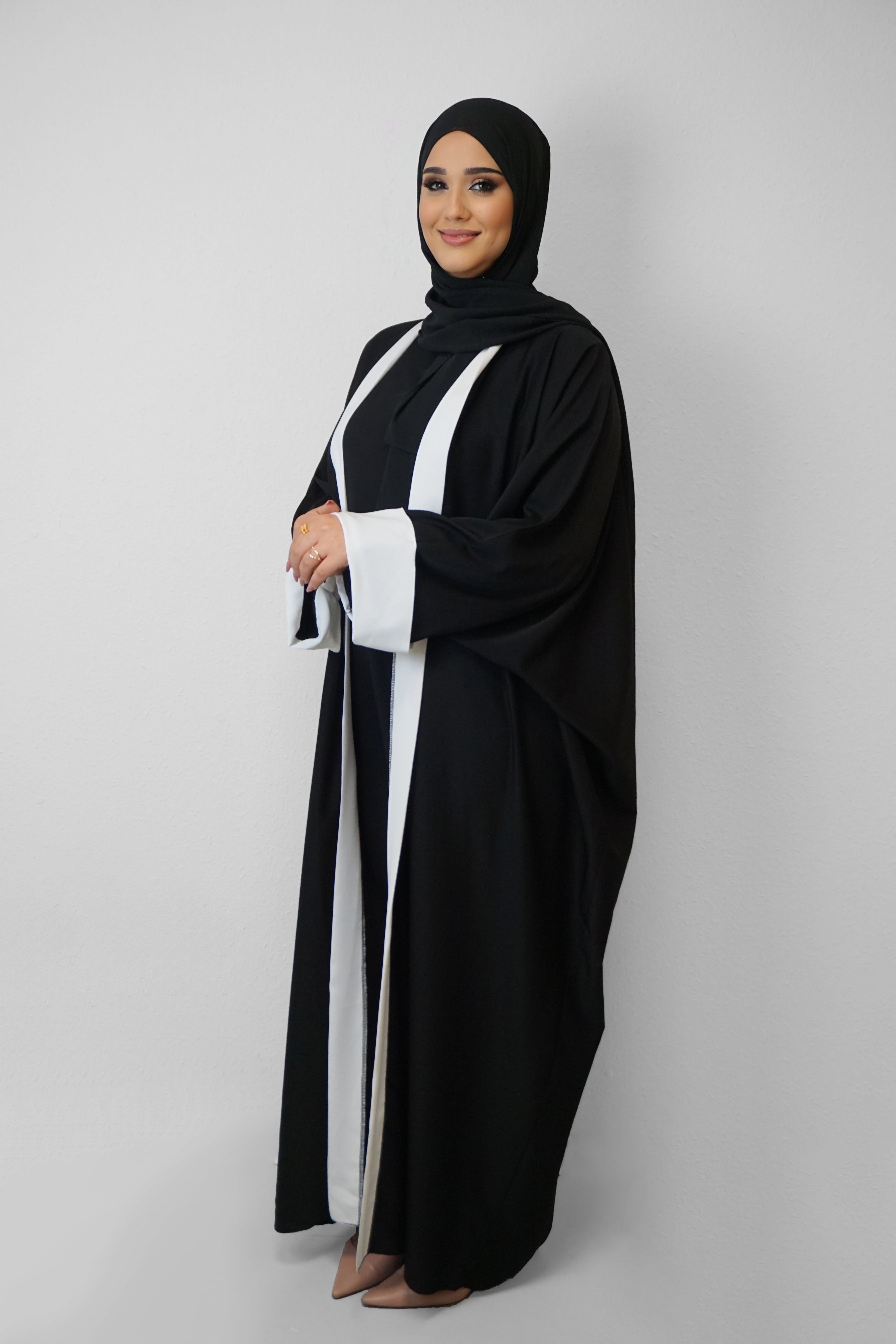 Zweiteiler Abaya Baya Schwarz