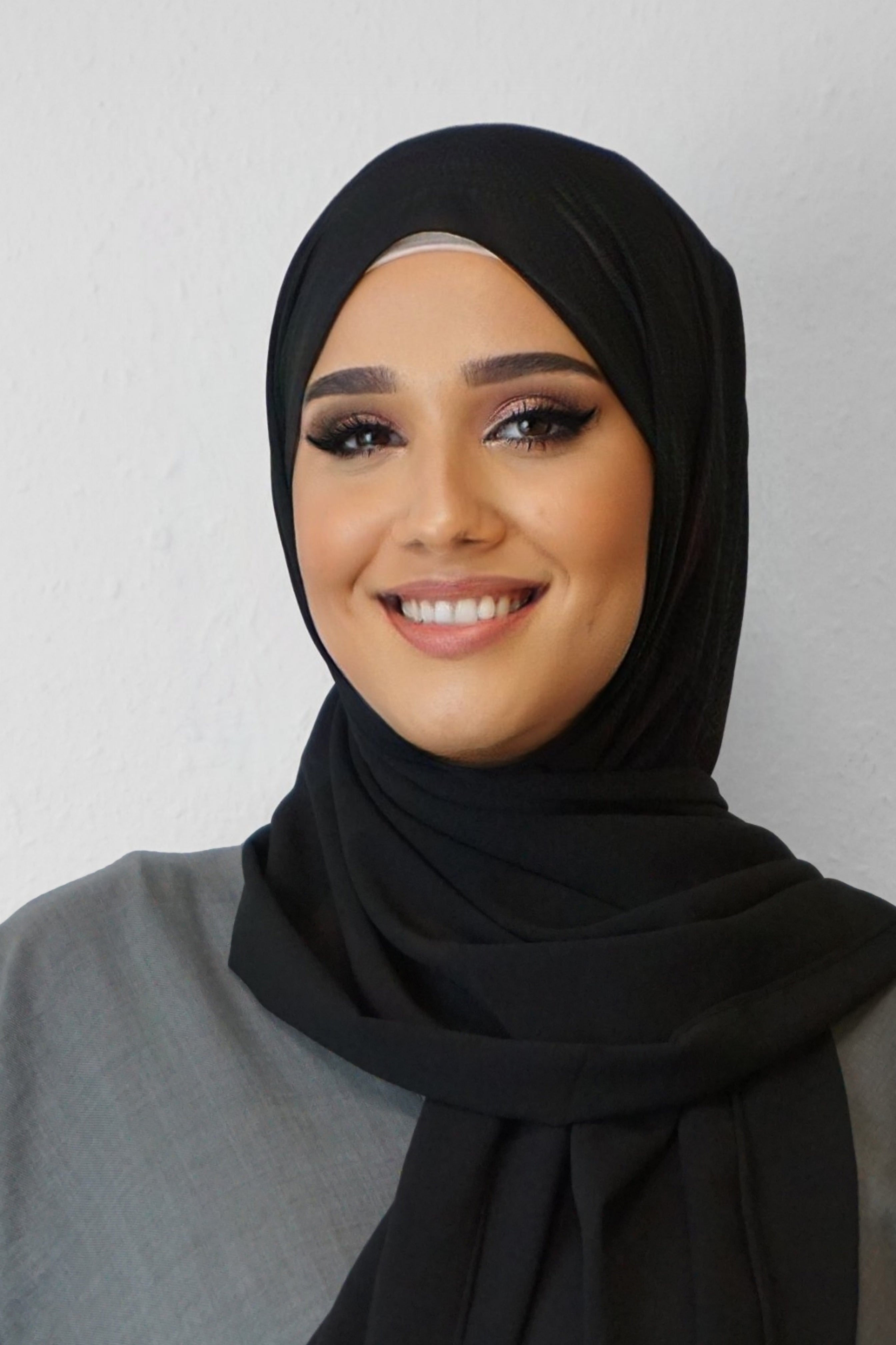 Chiffon Hijab Maira Schwarz