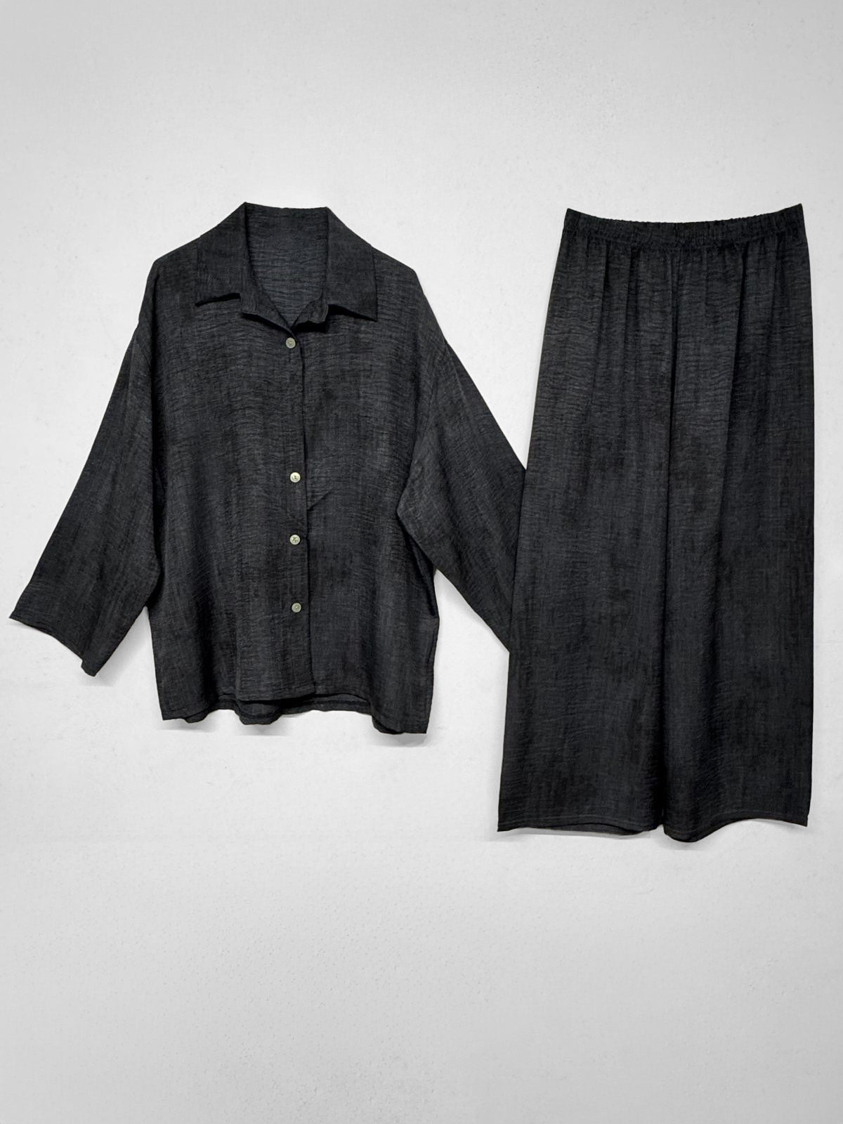 Zweiteiler Hose Linde Schwarz