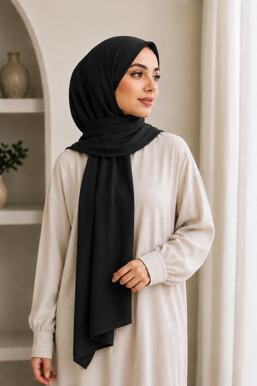 Modal Hijab Schwarz
