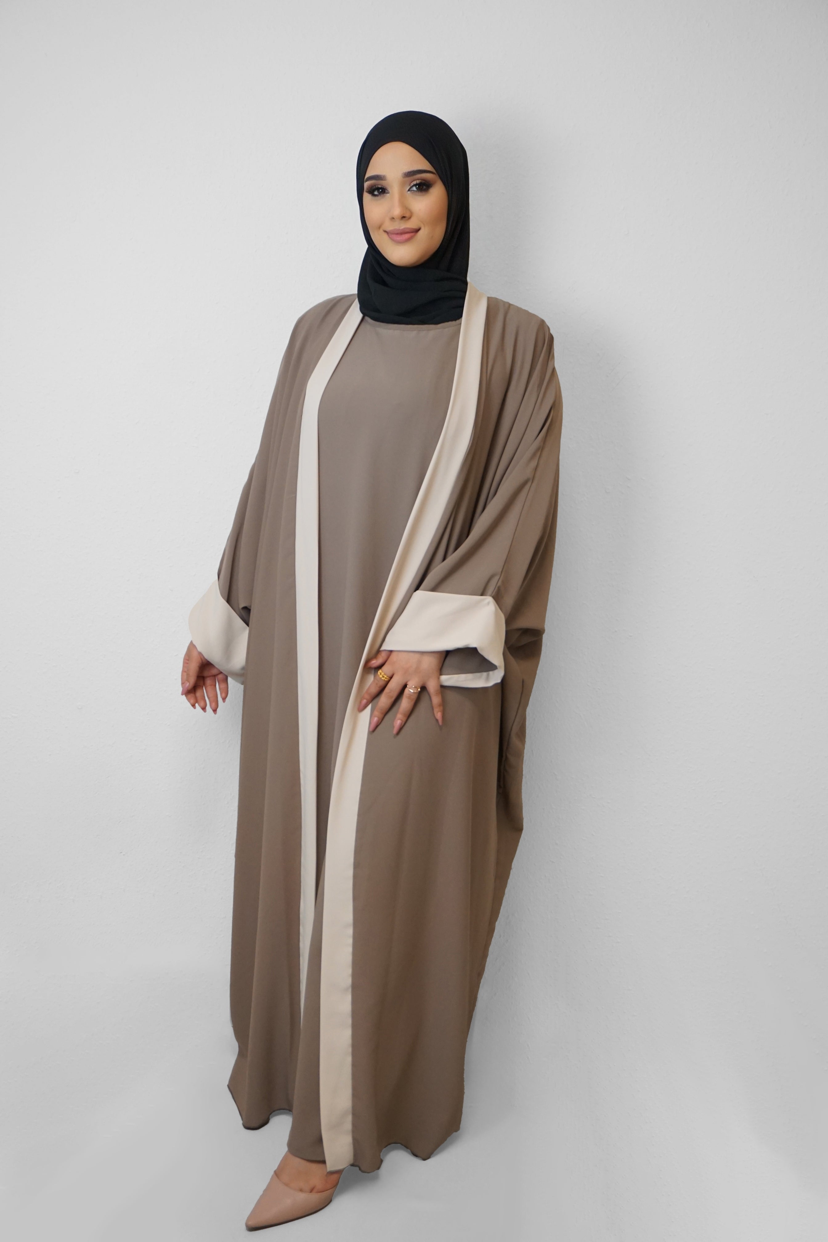 Zweiteiler Abaya Baya Taupe