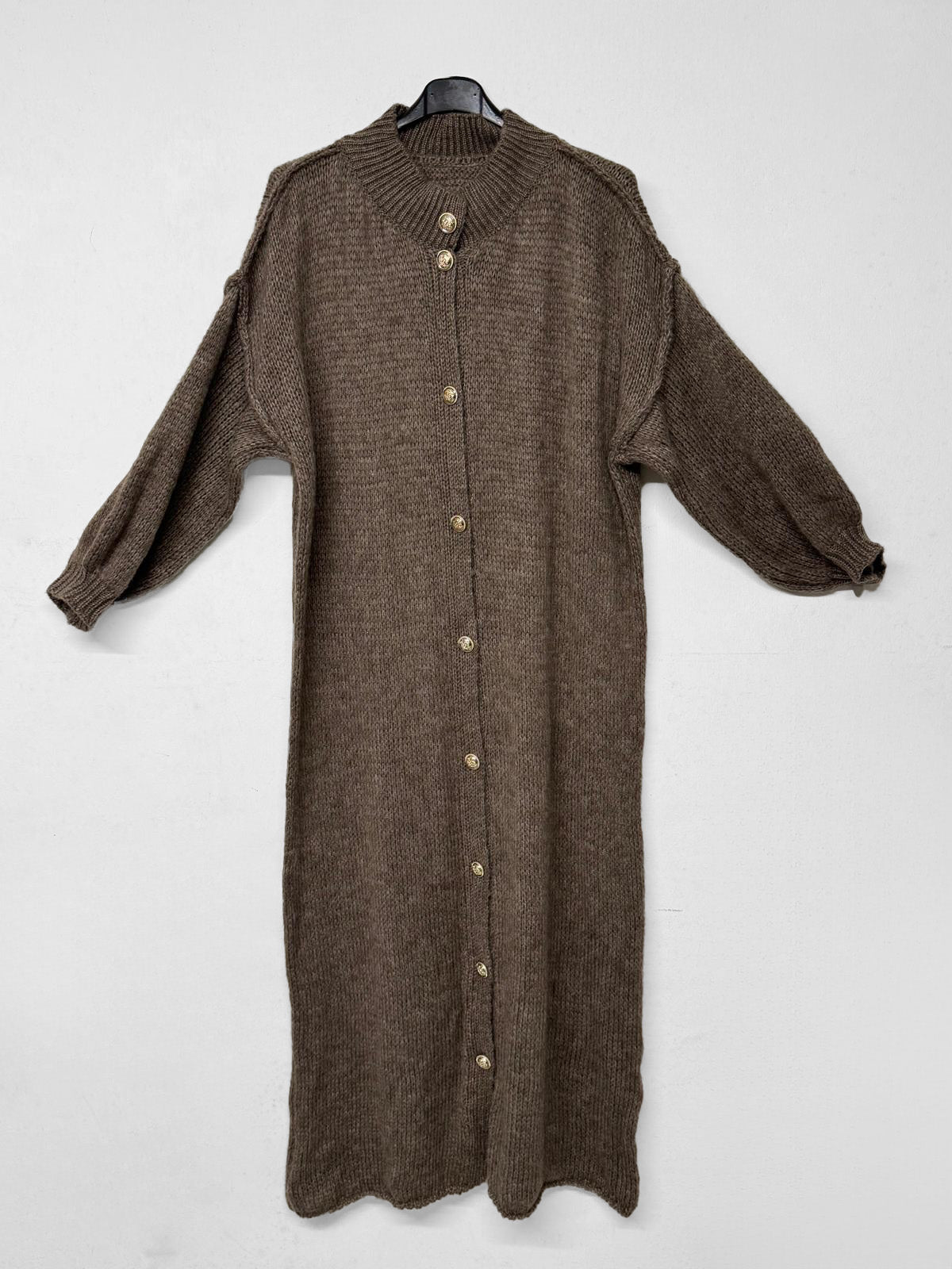 Strick-Kleid Ayu Taupe