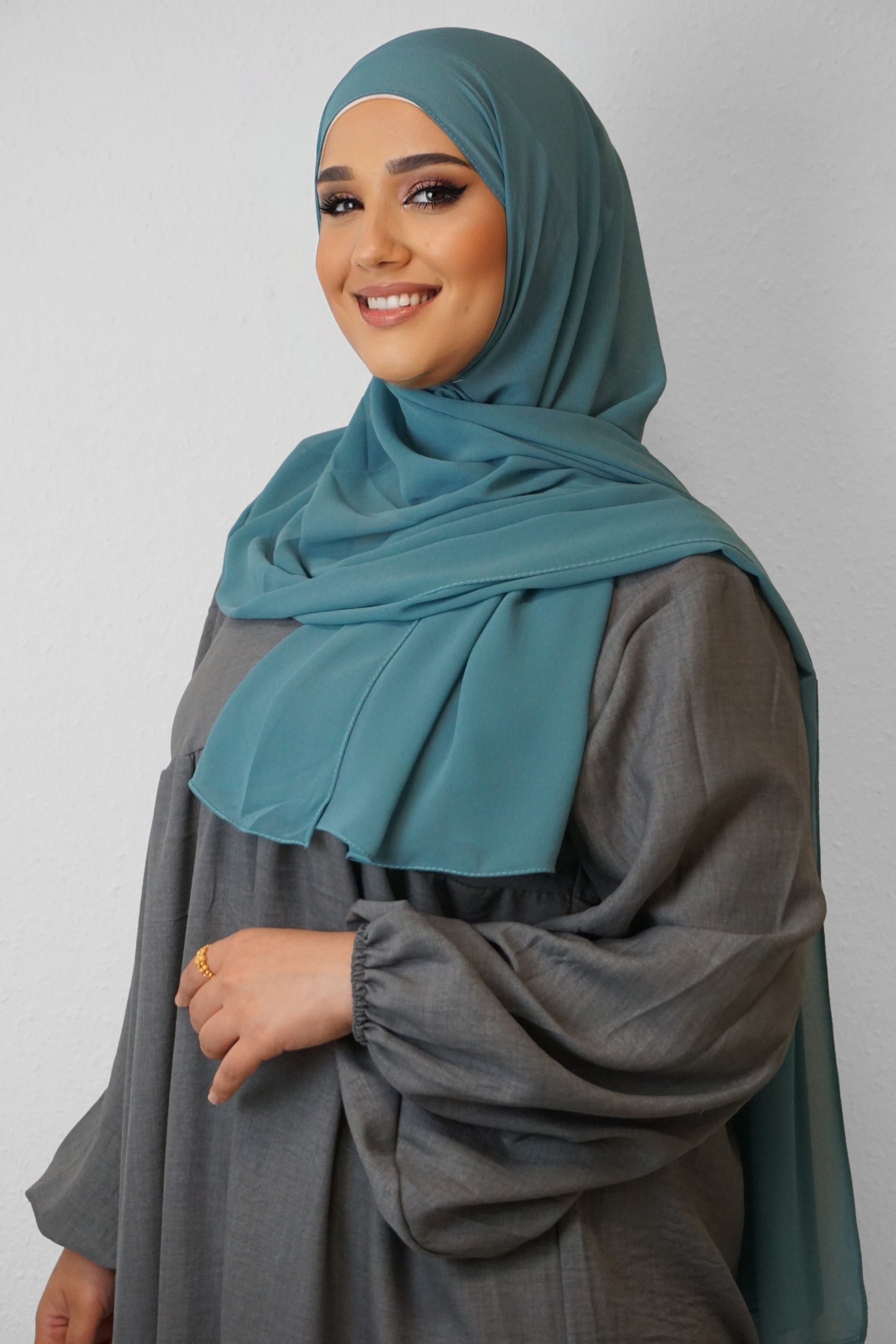 Chiffon Hijab Maira Turkis