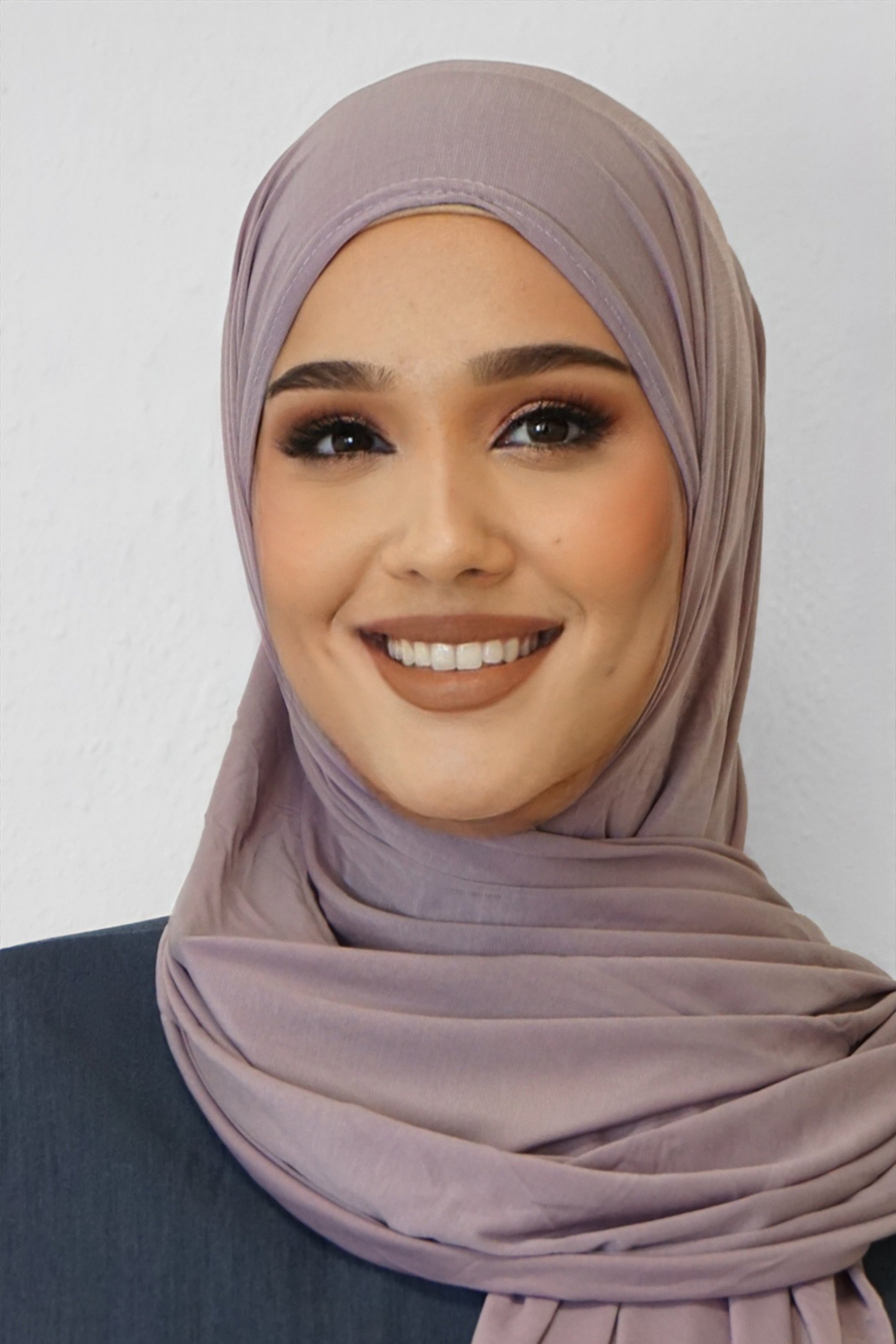 Premium Jersey Hijab Violett