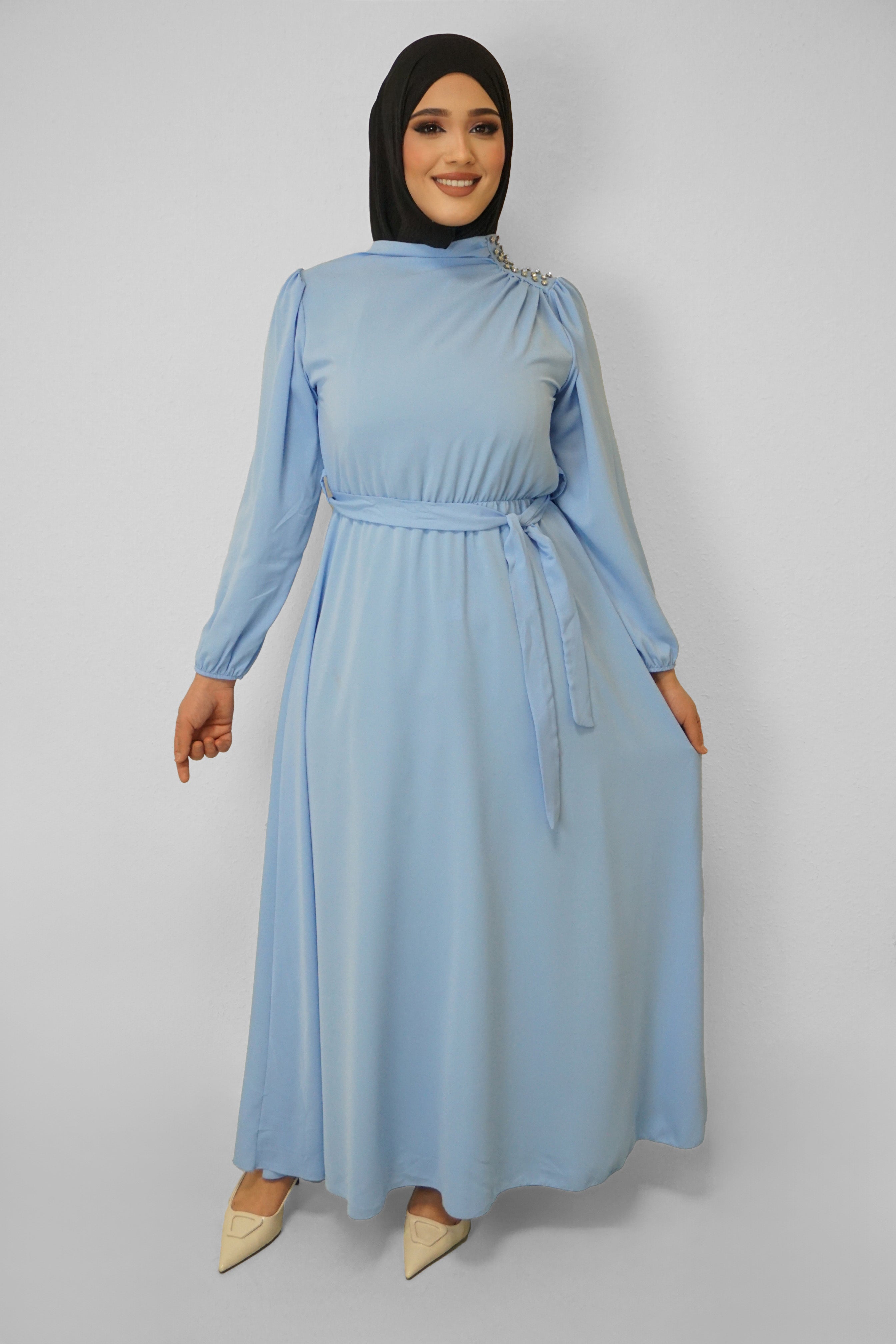 Abaya Adna Wasserblau