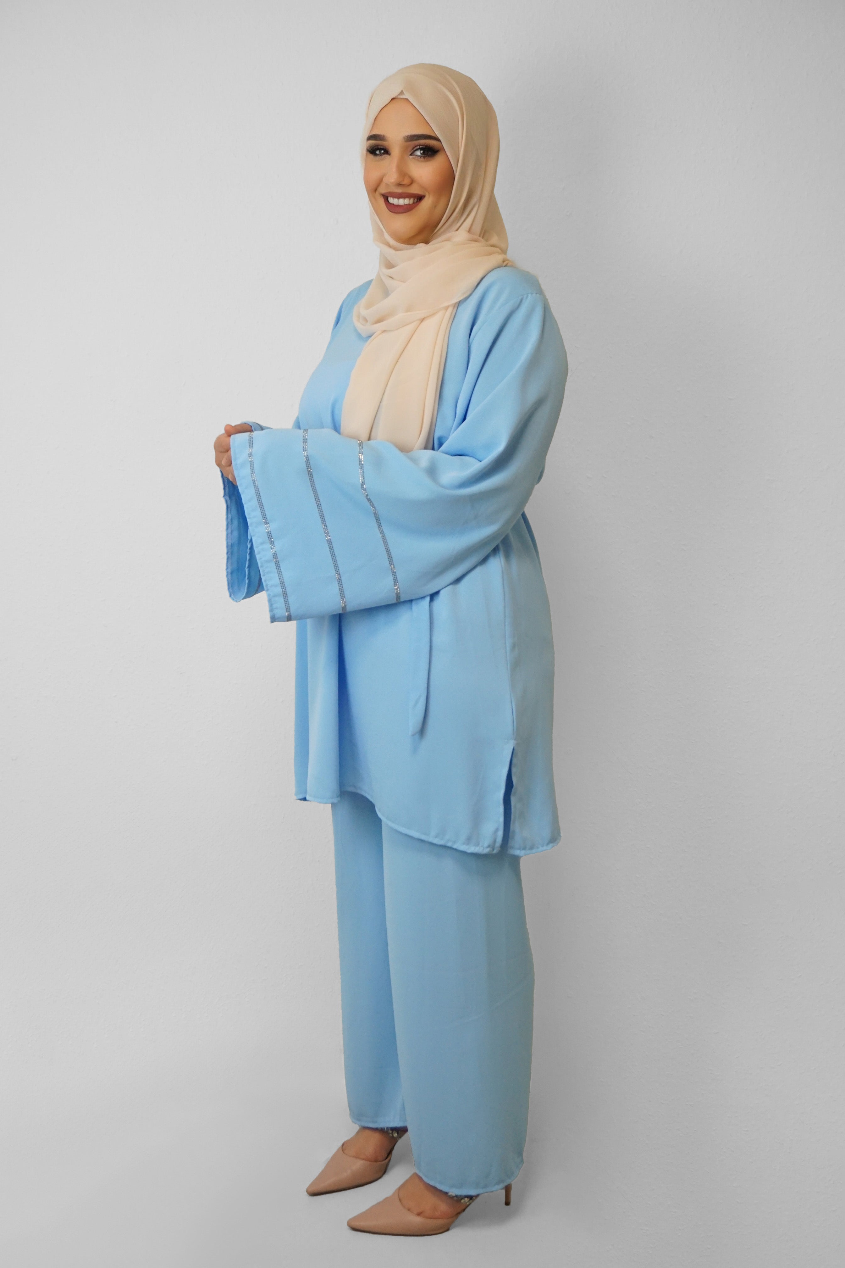 Zweiteiler Pinar Wasserblau