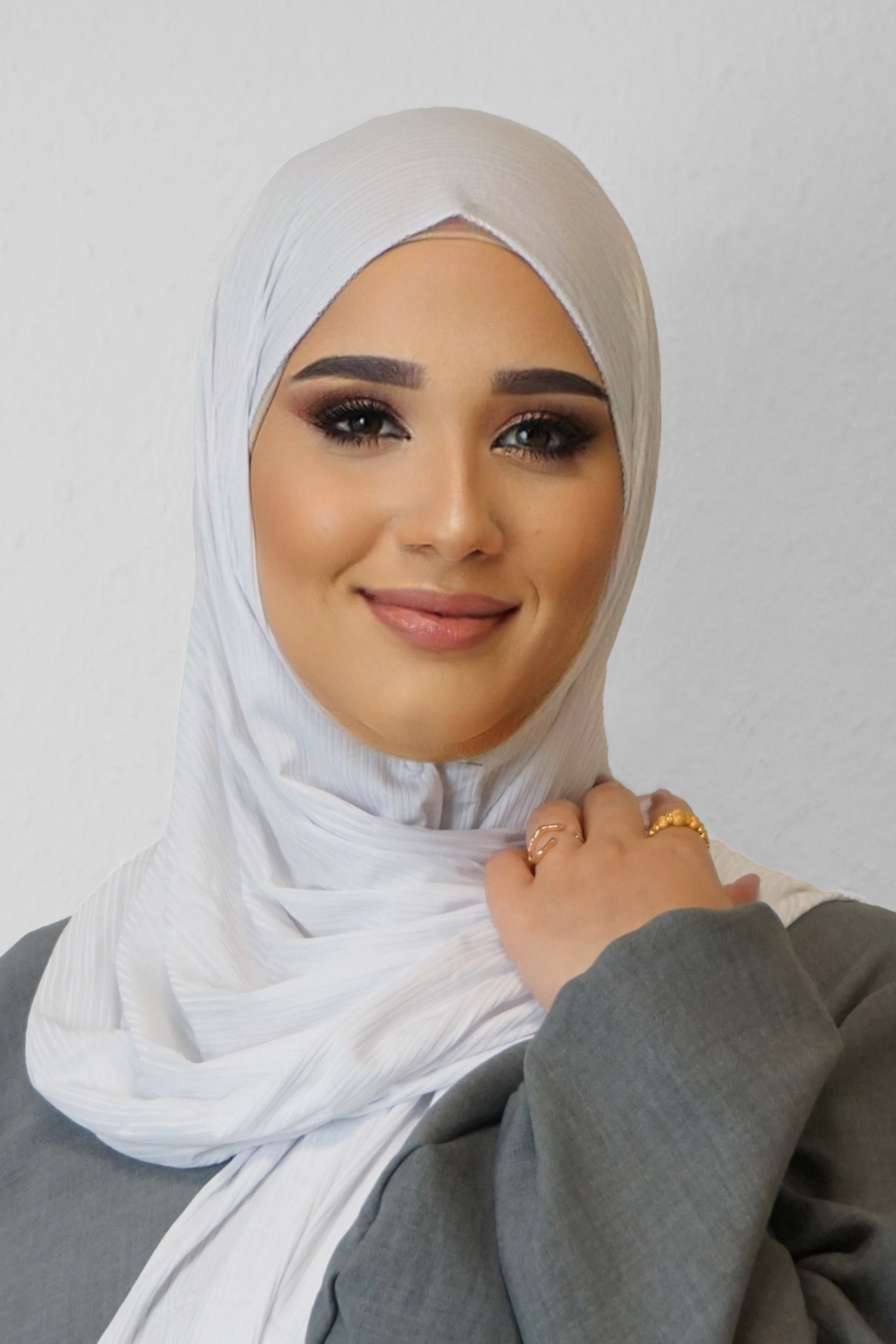 Jersey Ripped Fein Weiß