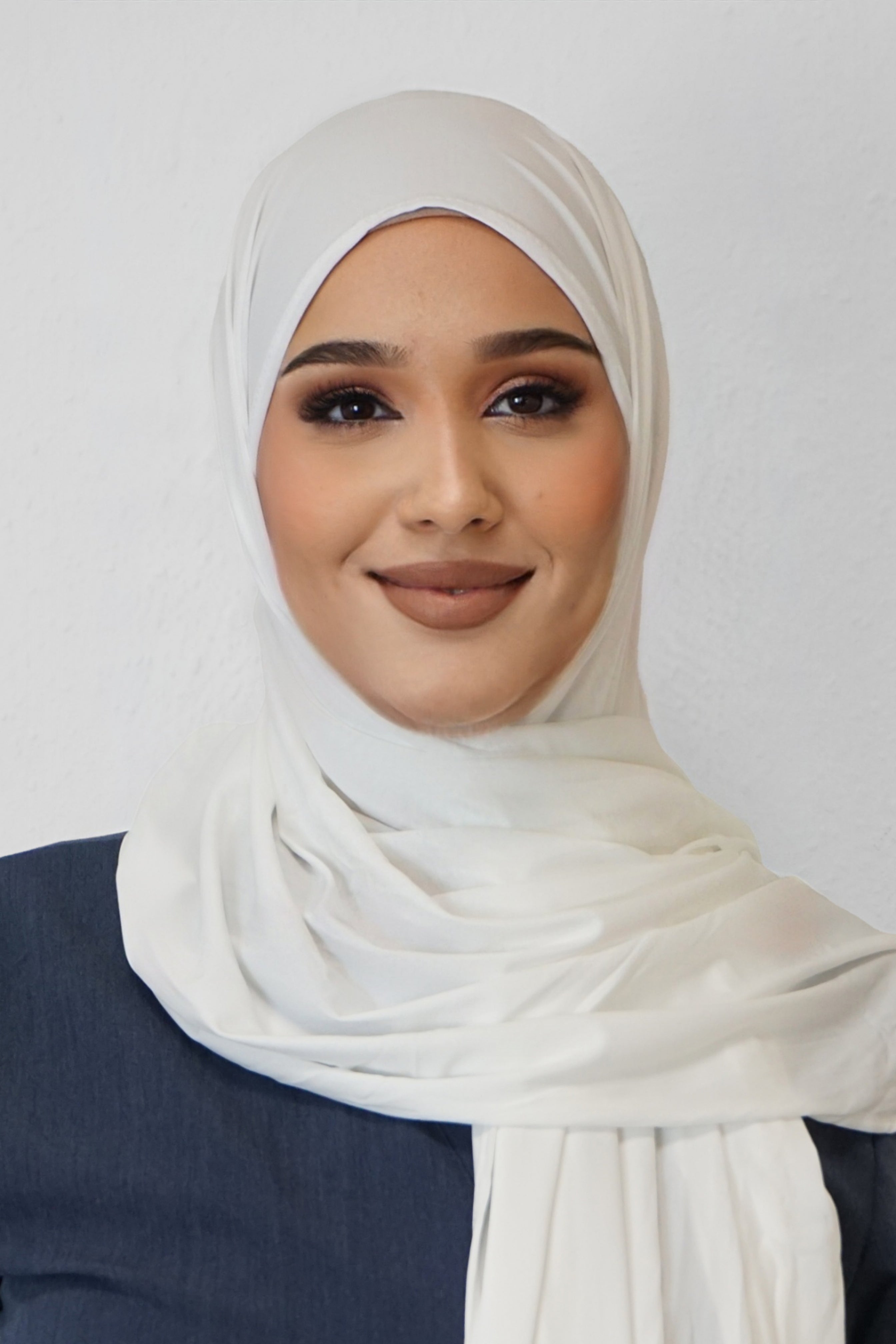 Premium Jersey Deluxe Hijab Weiss