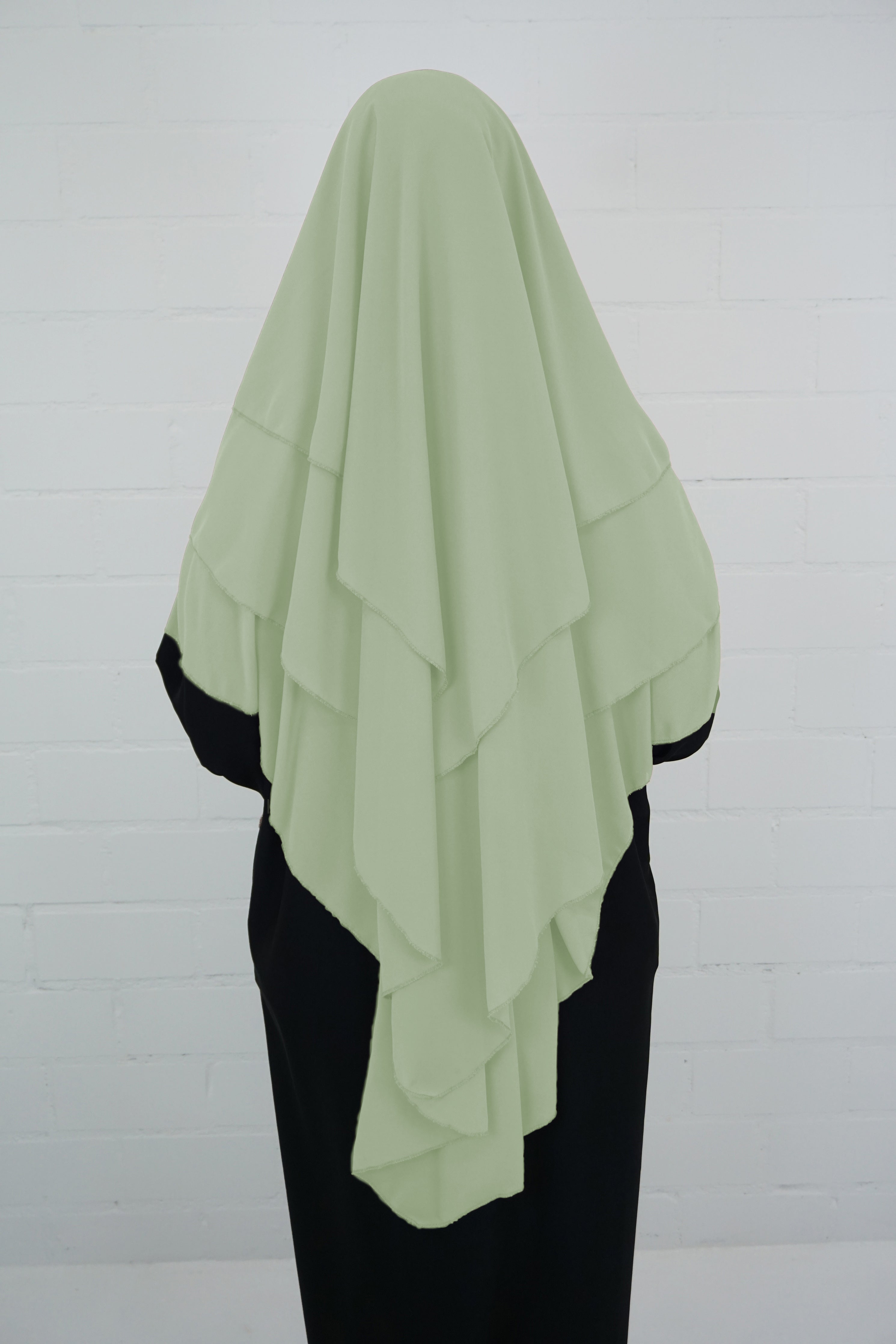 Khimar 3-lagig Pistaziengrün